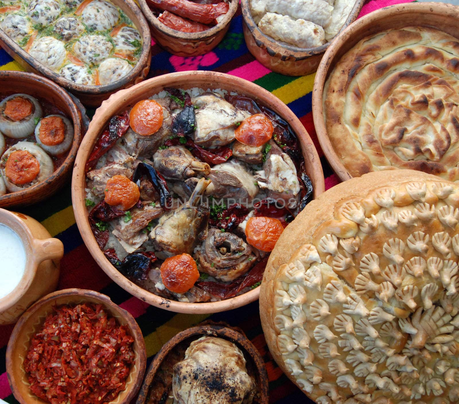 tasty traditional macedonian food