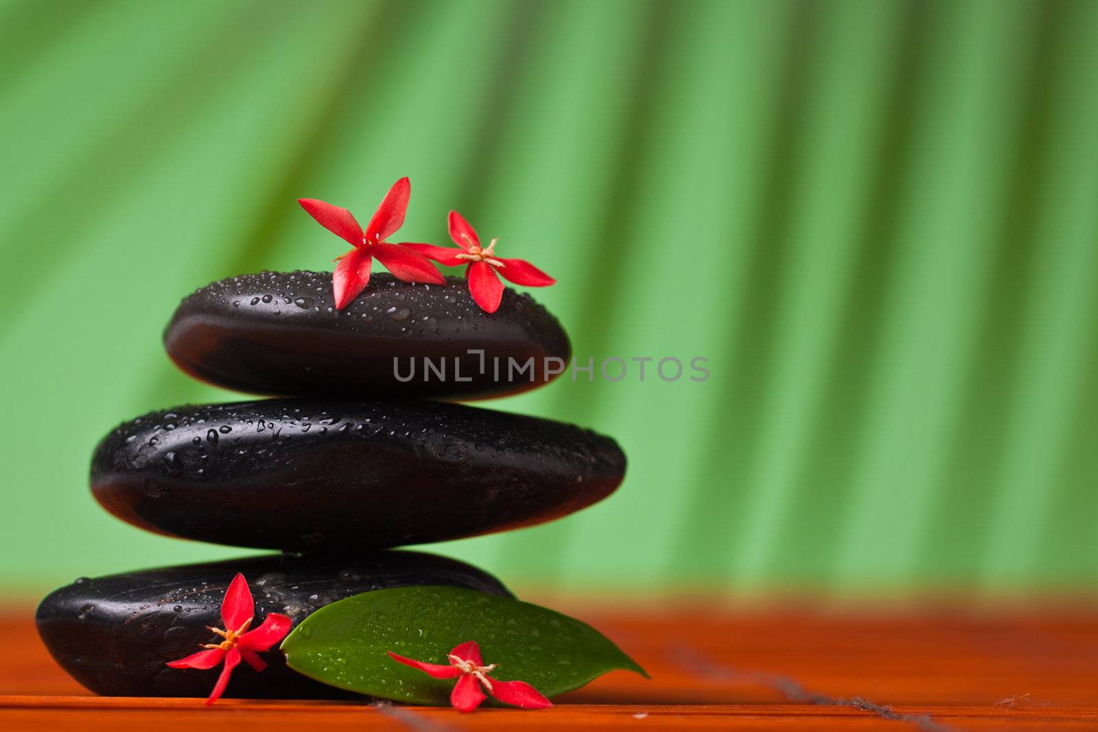 Spa & massage still life : balancing stones by Jaykayl