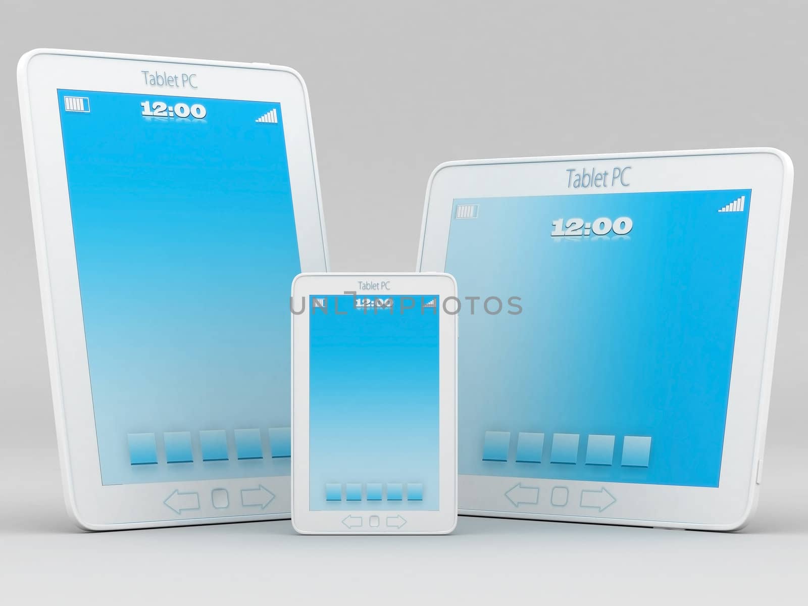 Image of computer technology on a gray background