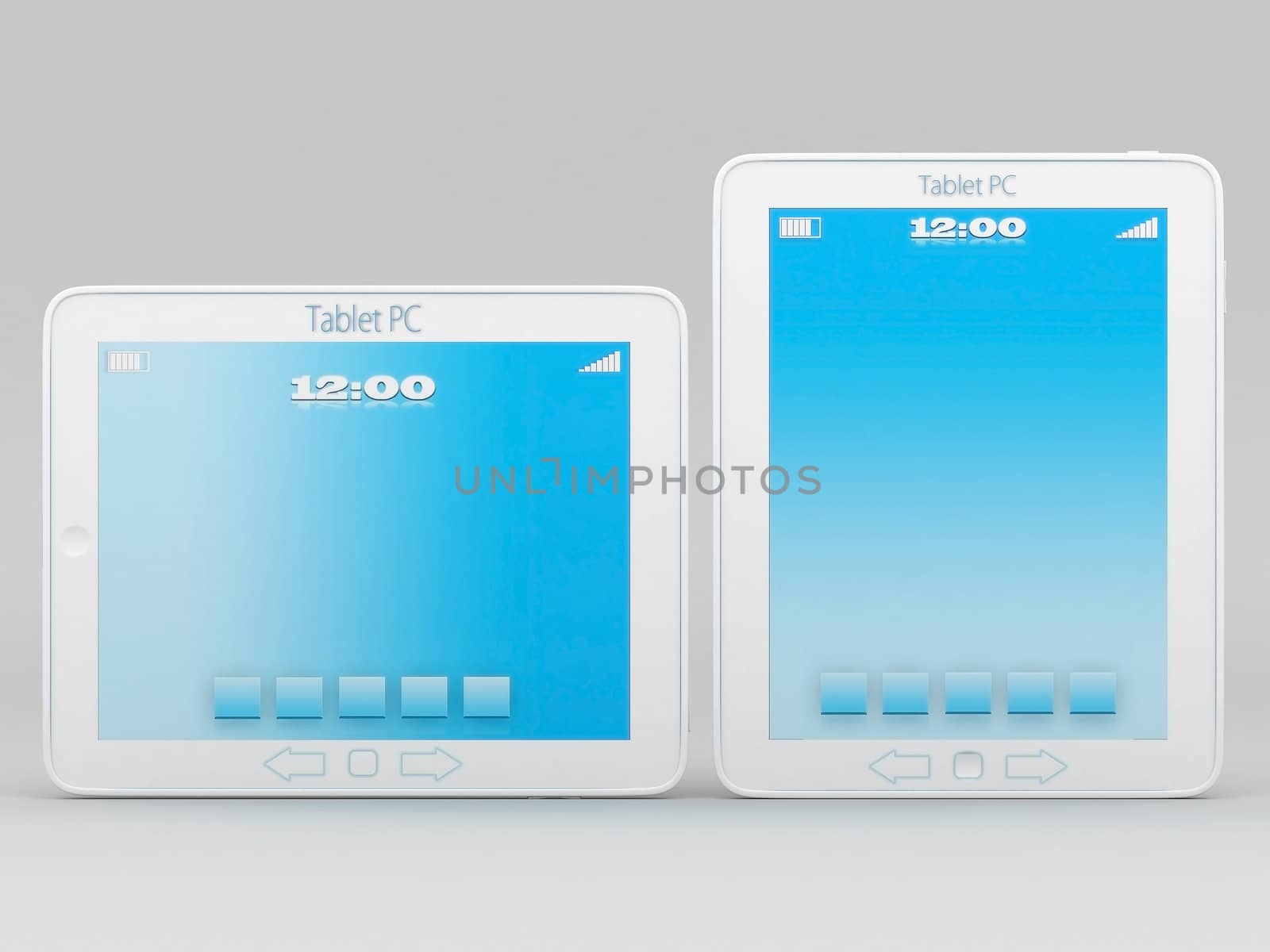Image of computer technology on a gray background