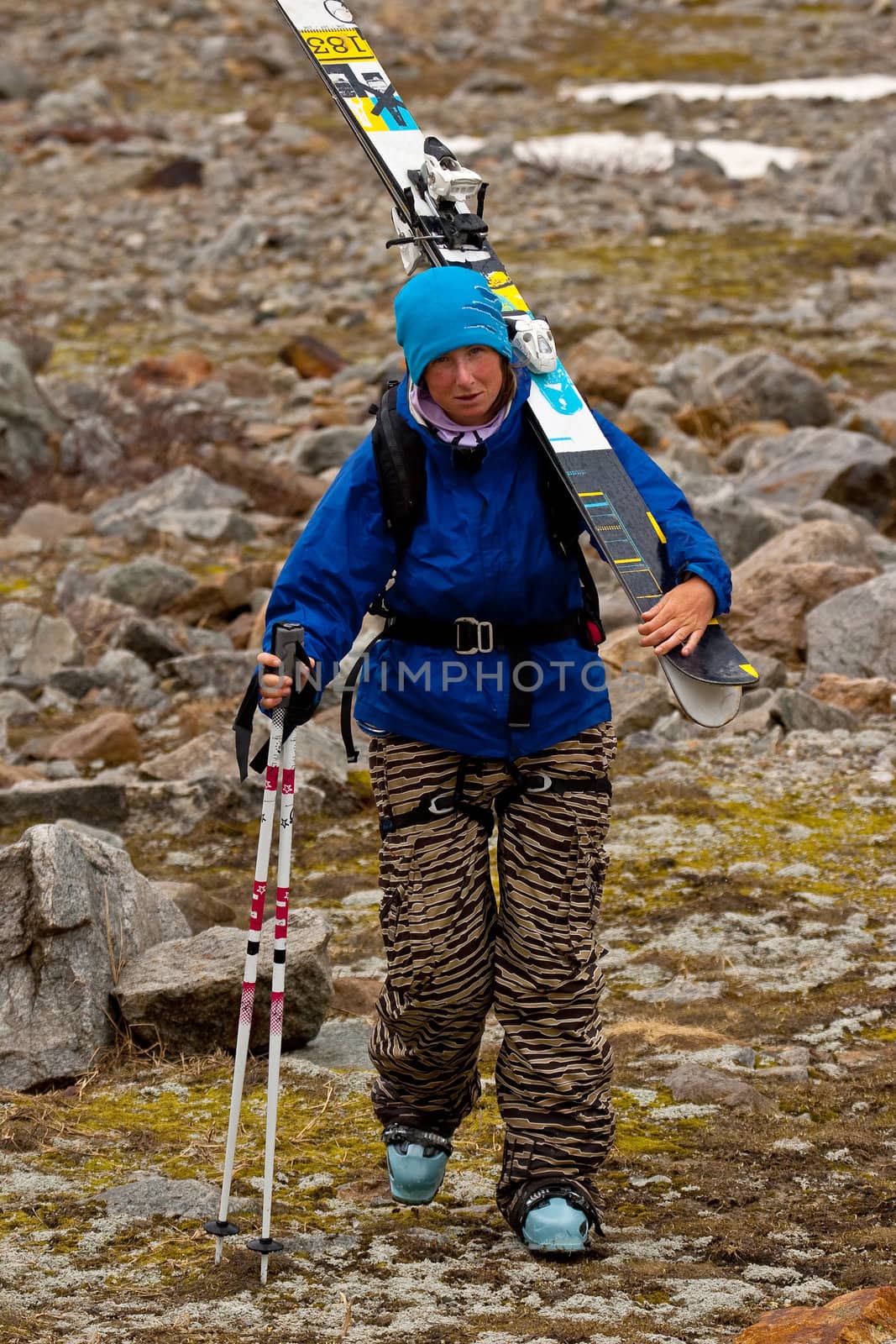 Freeride in a mountains, Caucasus, summer, 2010