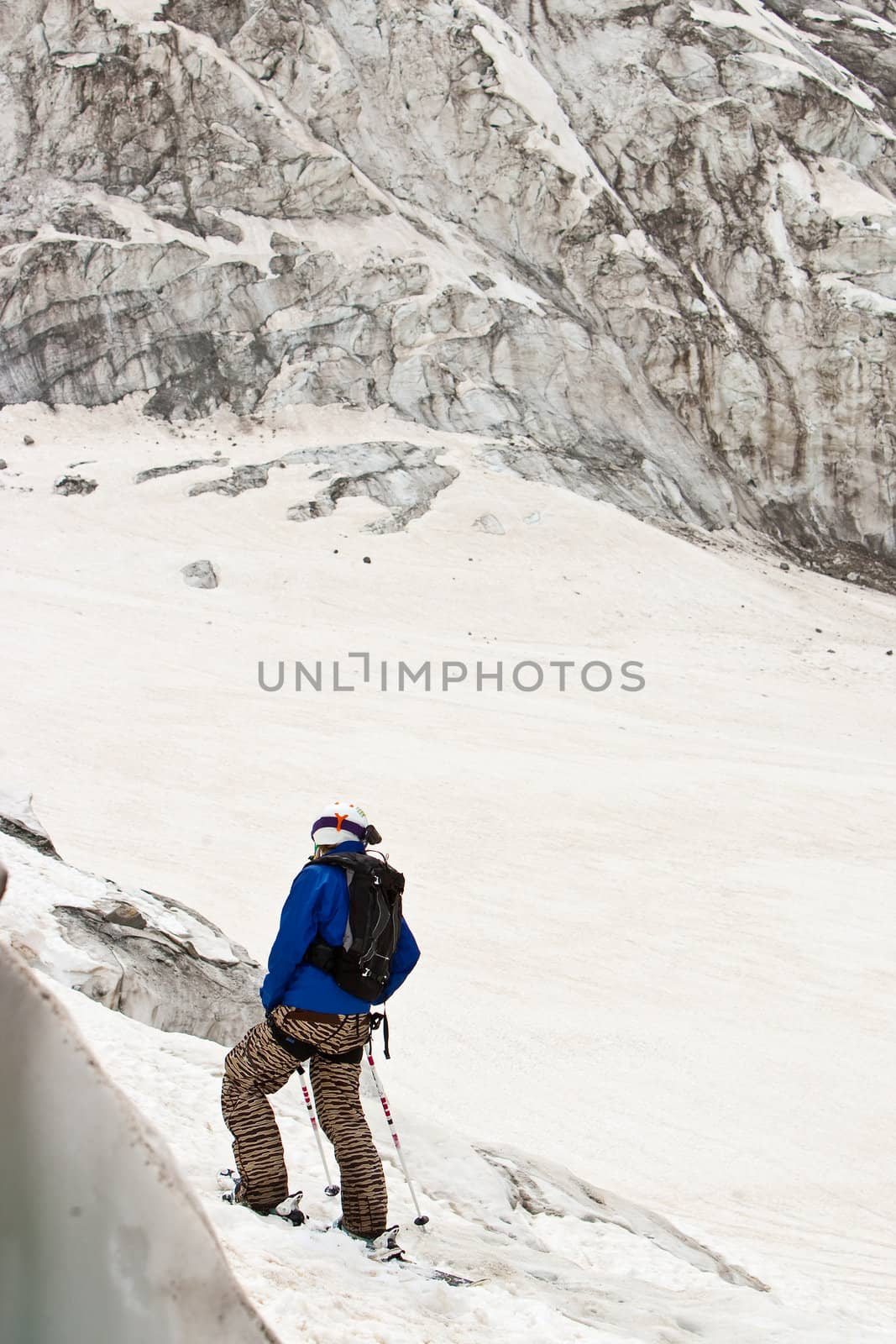 Freeride in a mountains, Caucasus, summer, 2010