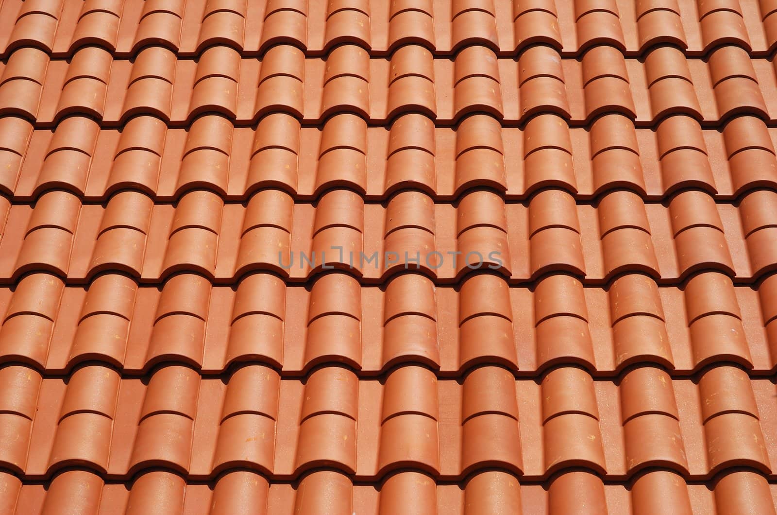 detail of a house red roof 