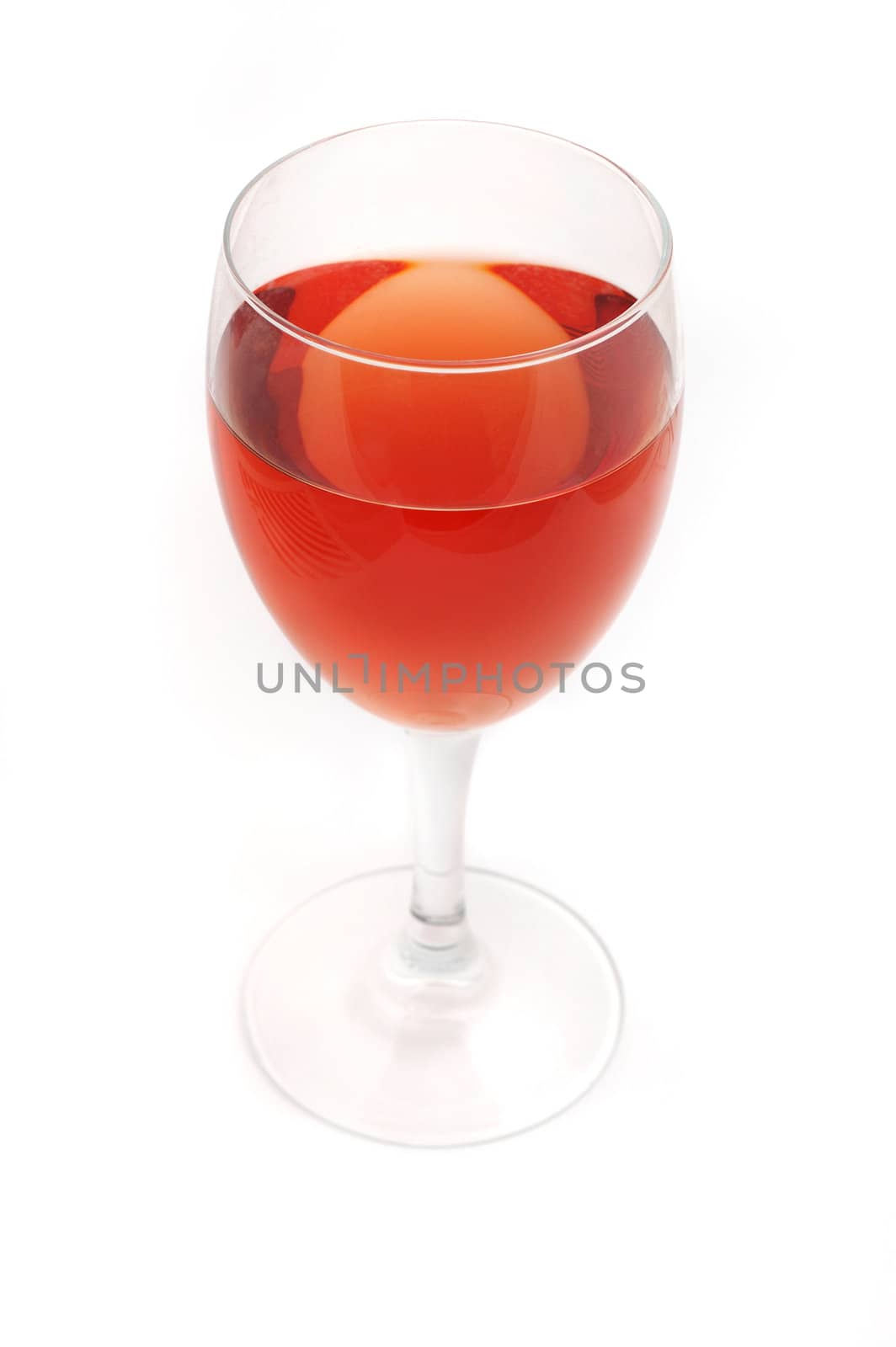 red wine in style glass