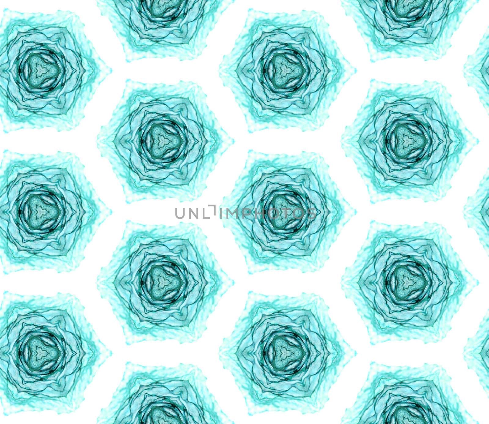 Seamless abstract pattern in light blue and white