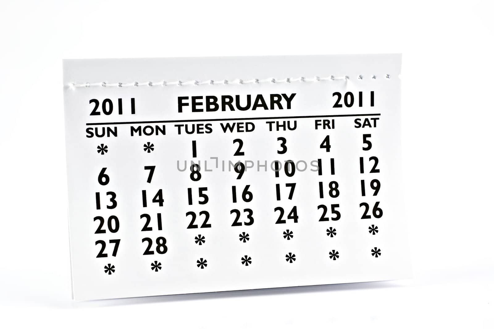 February 2011 - Calendar. by gitusik