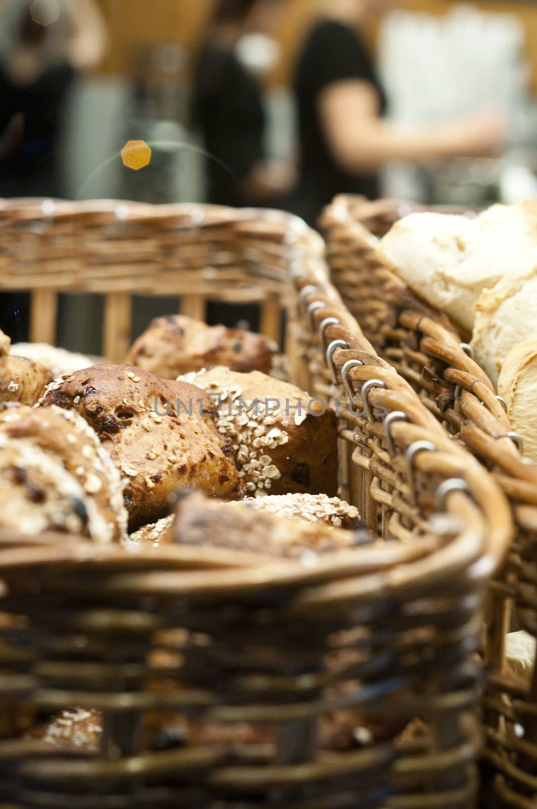 Bread sold in a shop