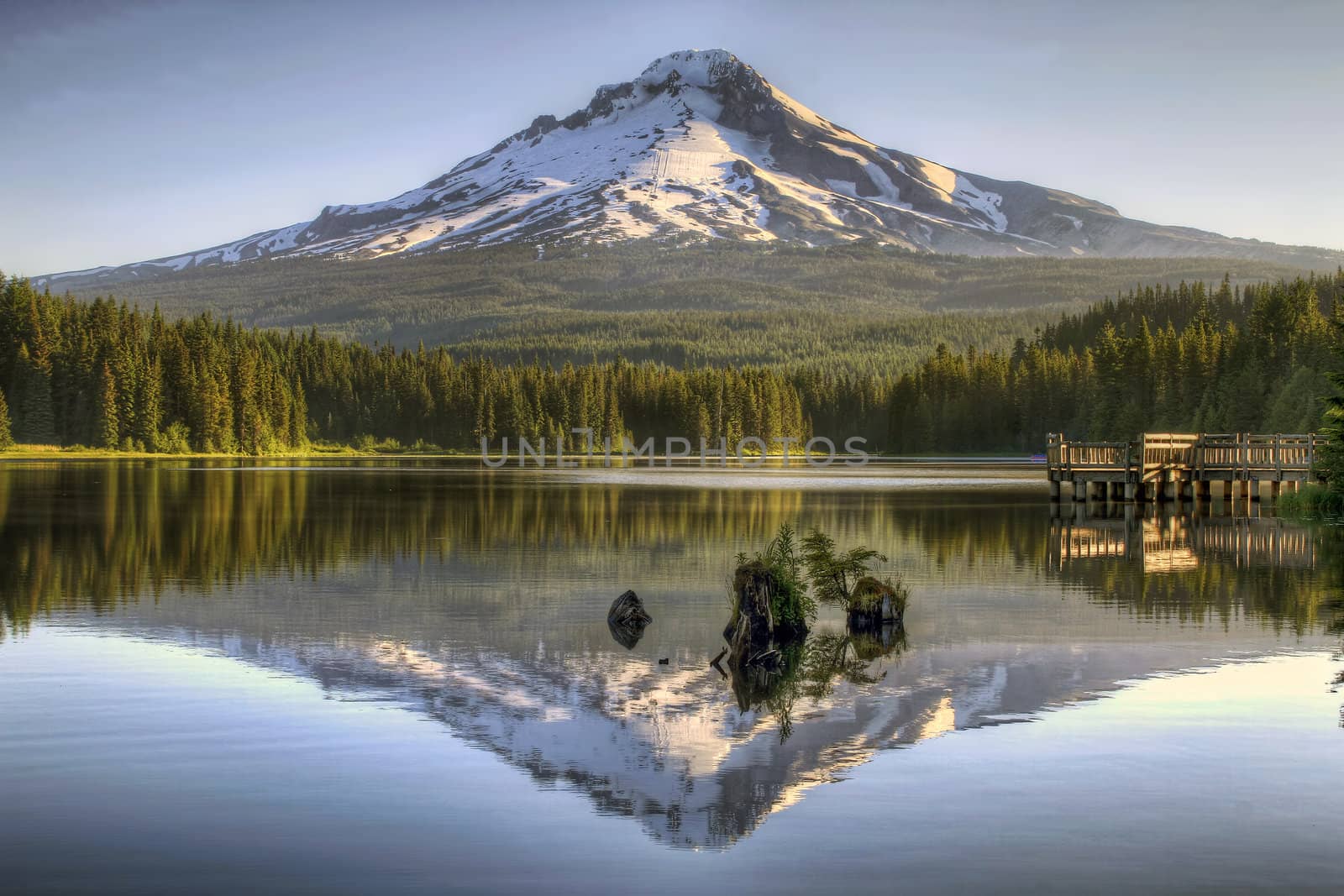 Mount Hood Reflection on Trillium Lake by jpldesigns