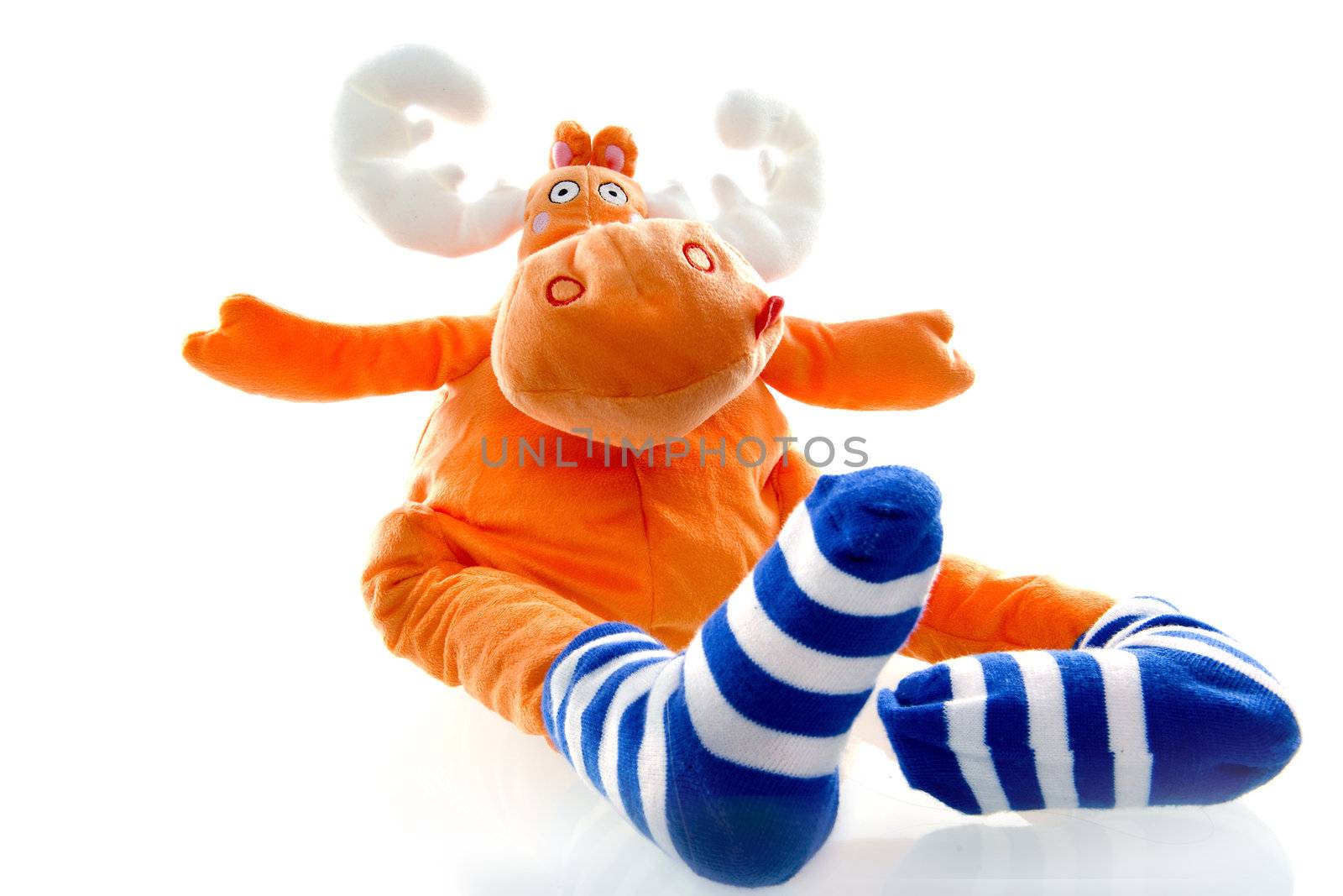rudolph the red nose reindeer on a white background