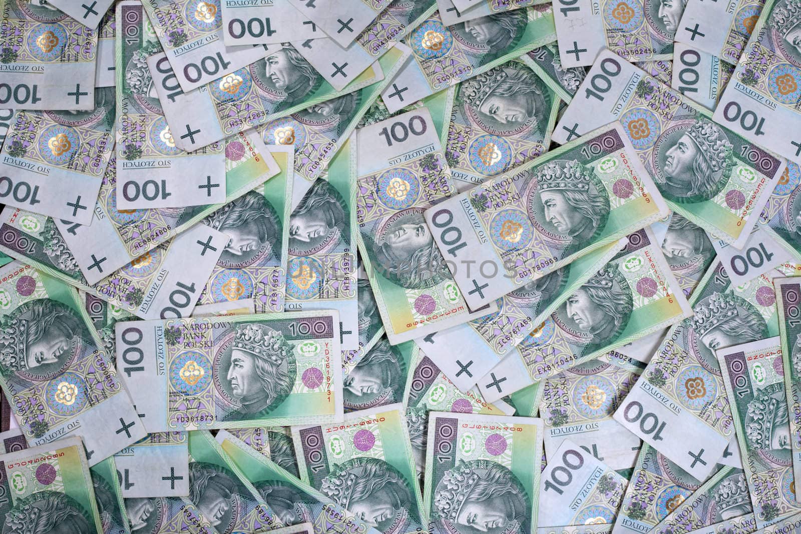Polish 100 zloty banknotes
