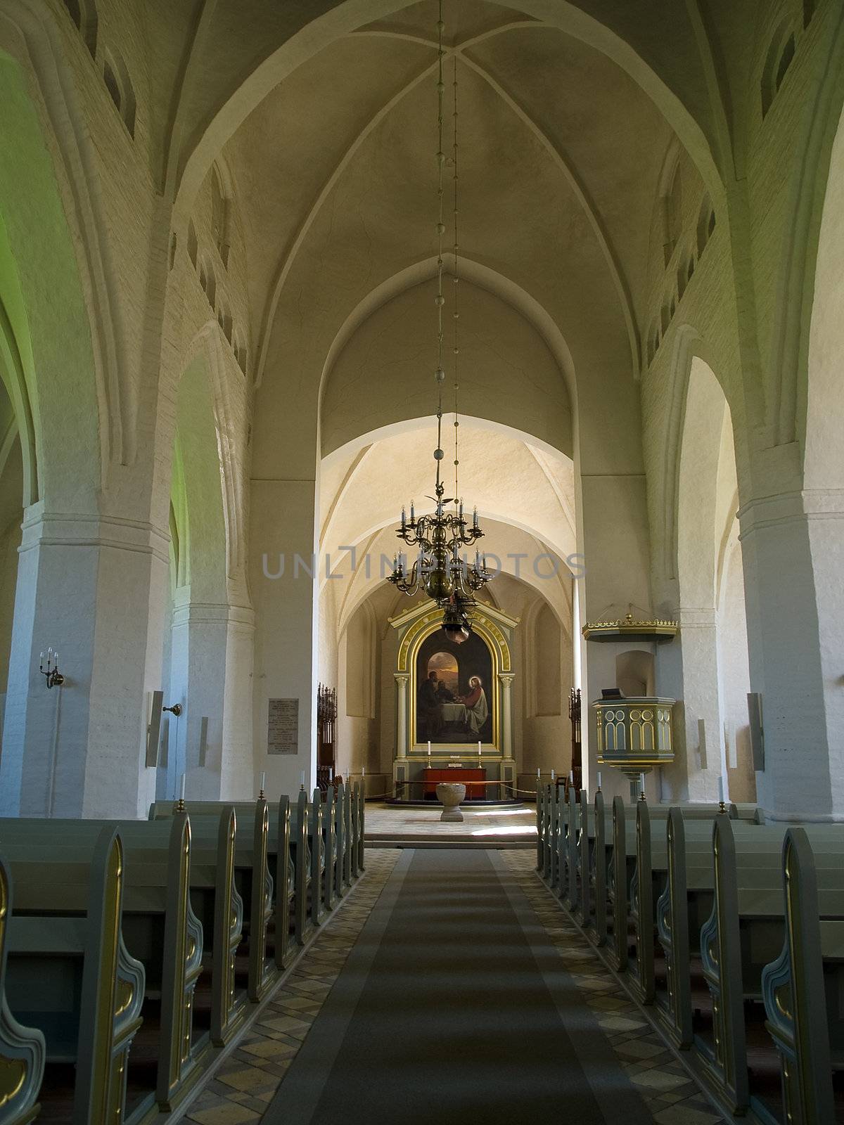 Christianity - Alter inside a church by Ronyzmbow