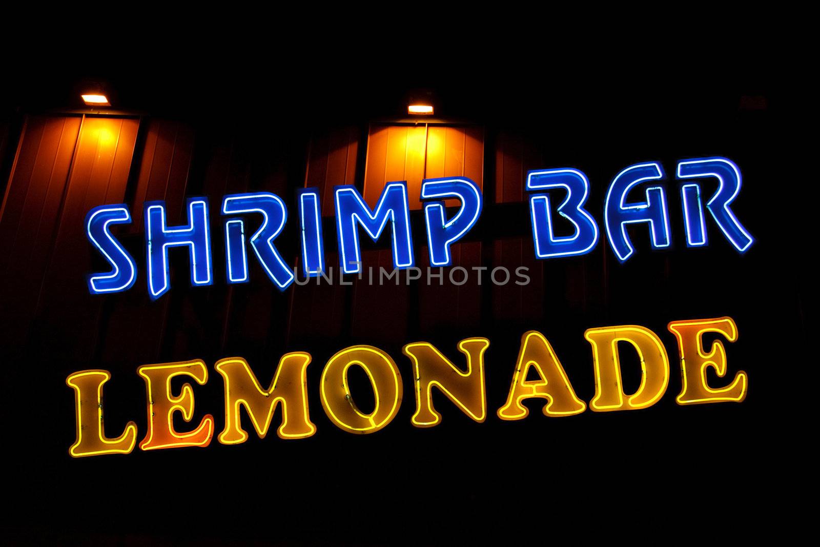 Shrimp Bar and Lemonade Neon Sign by sbonk