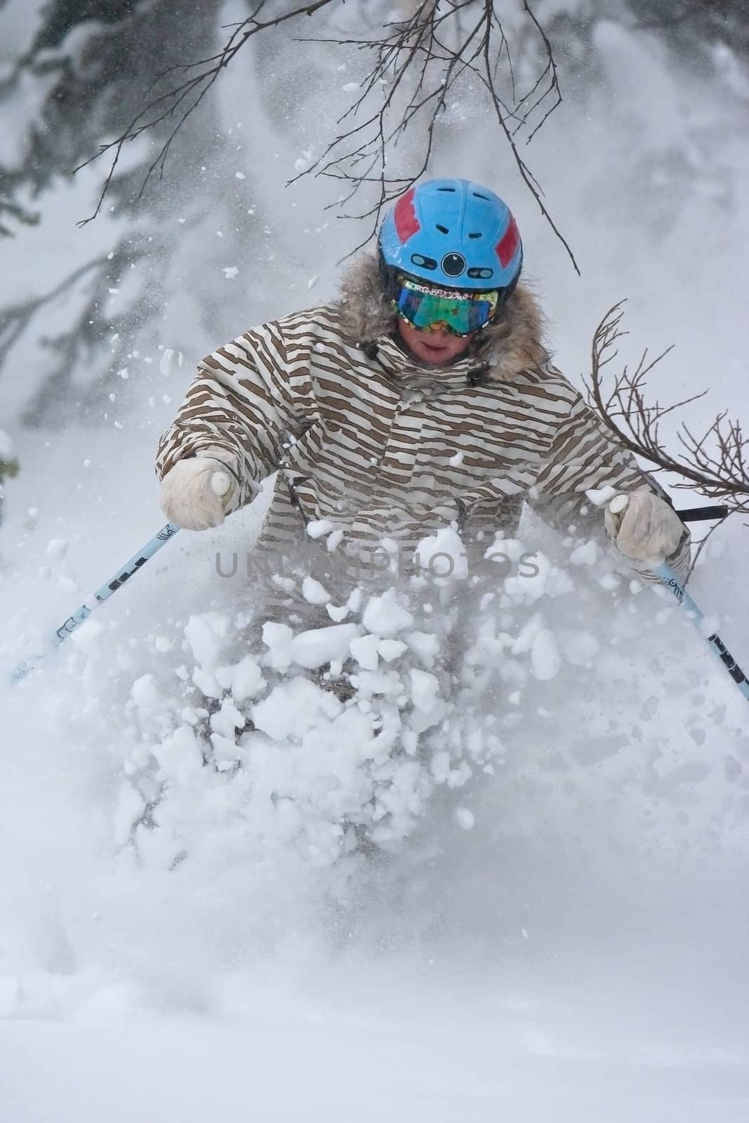 Freeride in Siberia, Russia, november