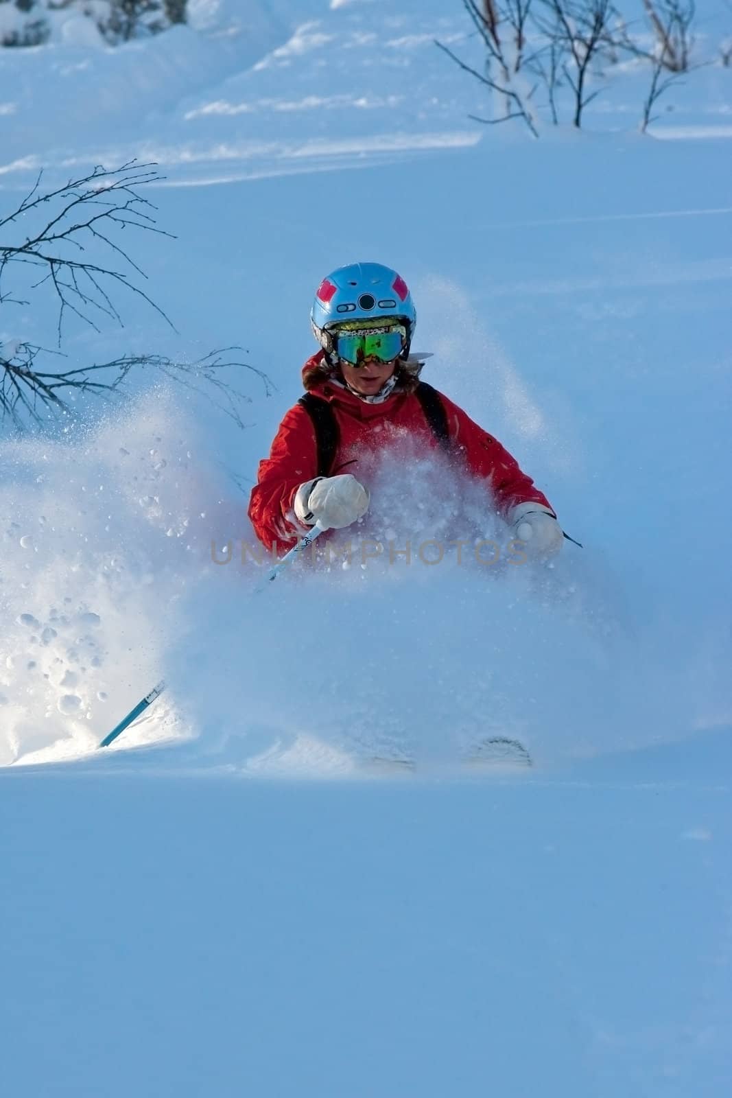 Freeride in Siberia, Russia, november