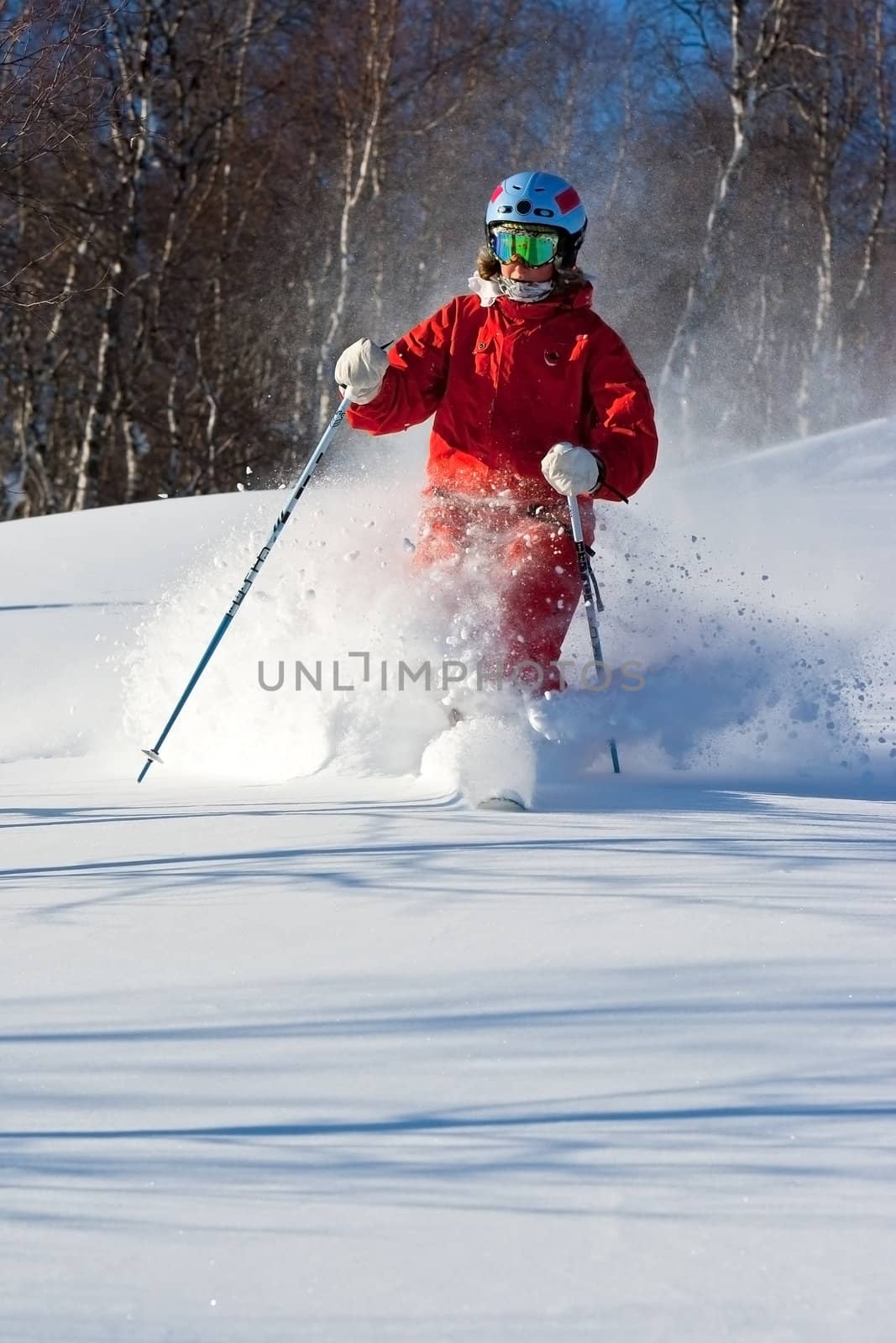 Freeride in Siberia, Russia, november