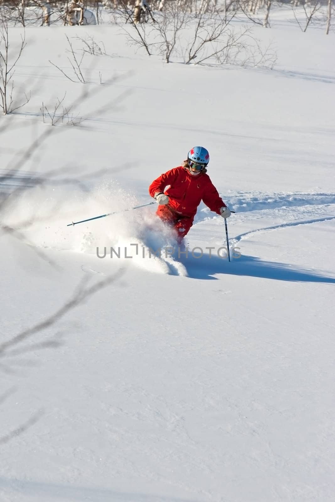 Freeride in Siberia, Russia, november