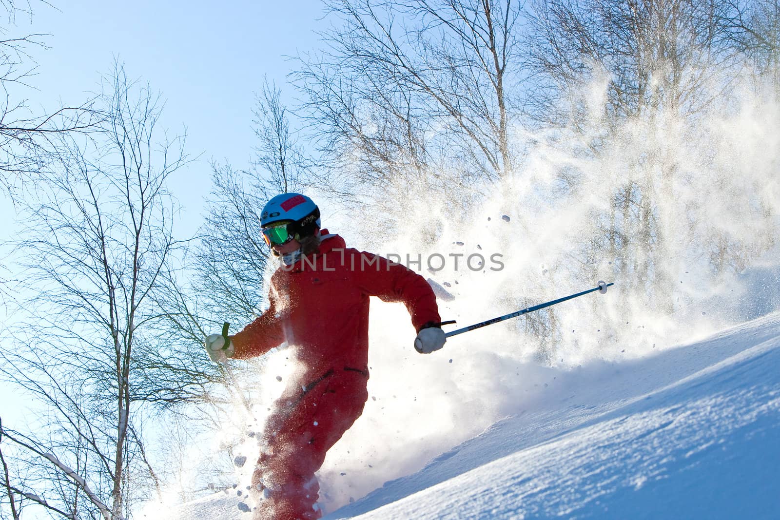 Freeride in Siberia, Russia, november