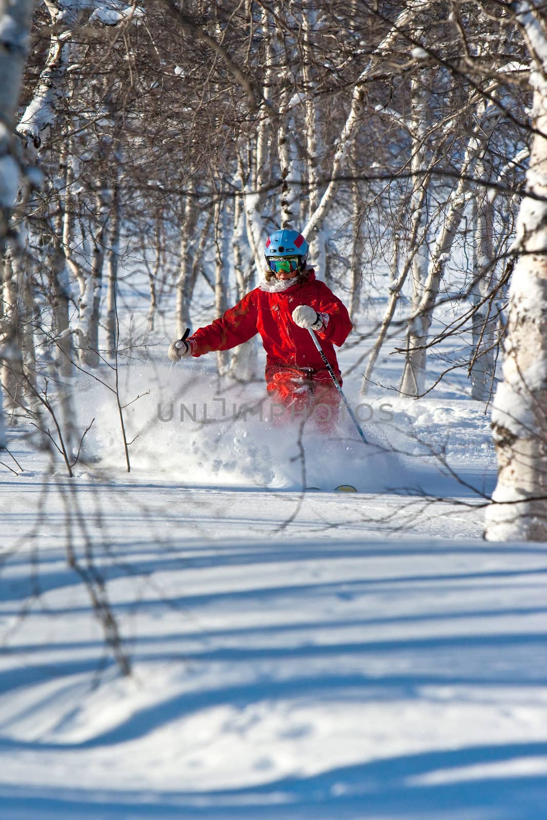 Freeride in Siberia, Russia, november