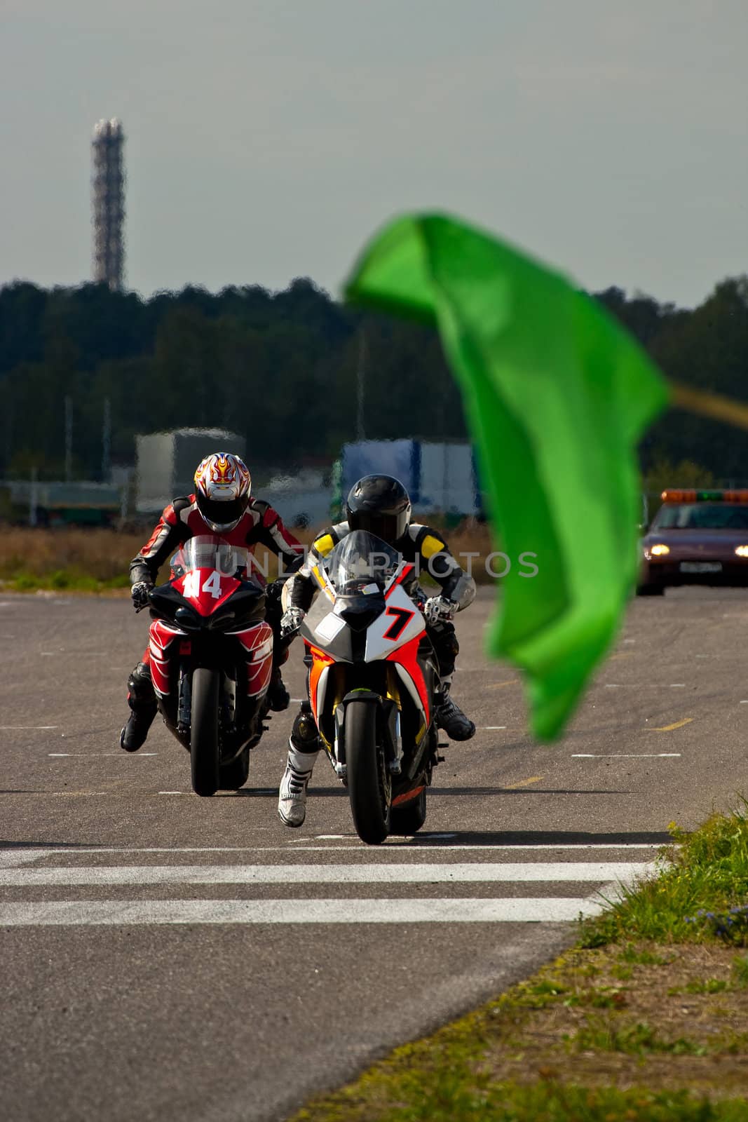 Russian national championship of encircling highway moto race