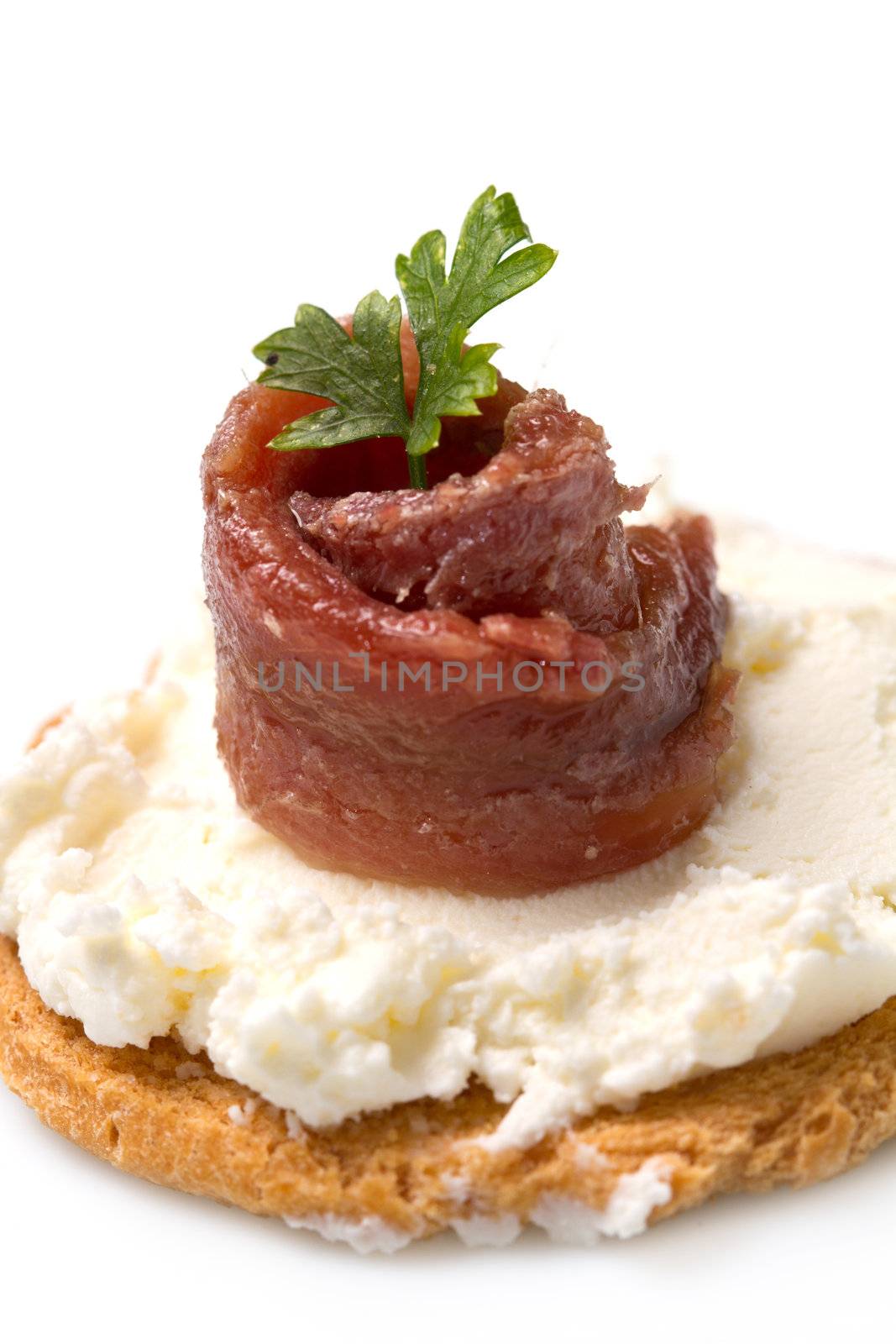 Canapes with anchovy  by lsantilli