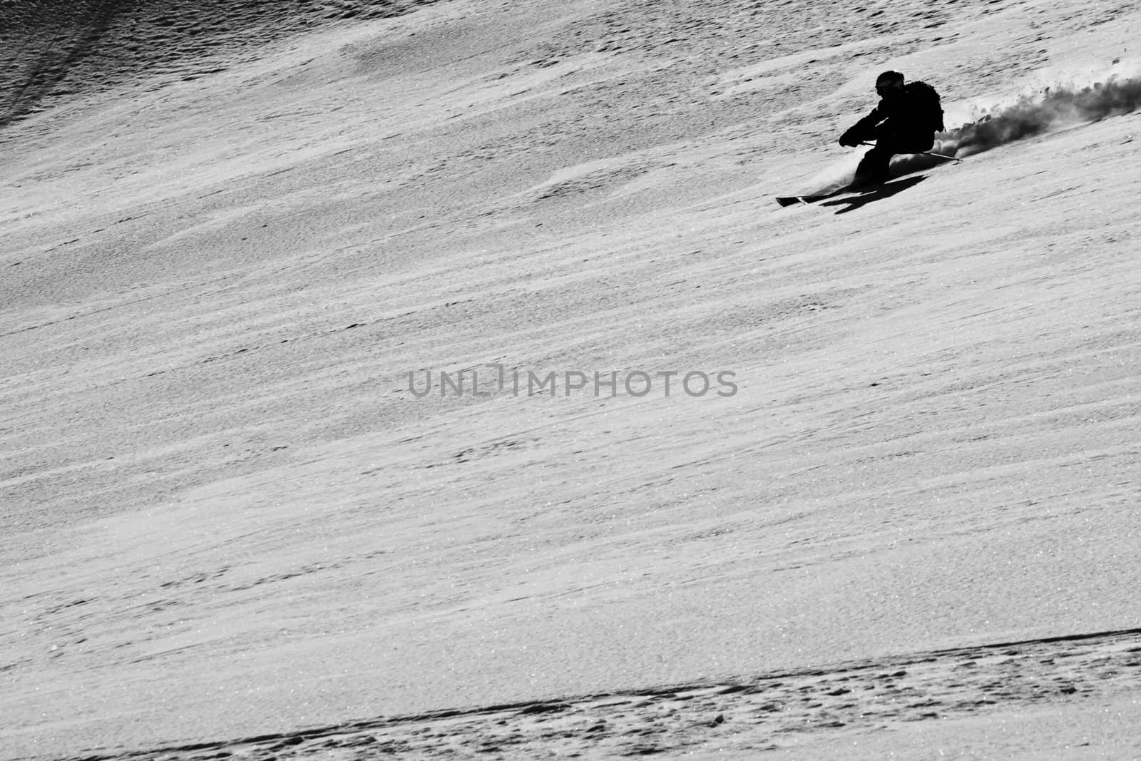 Freeride in Mountains. Siberia