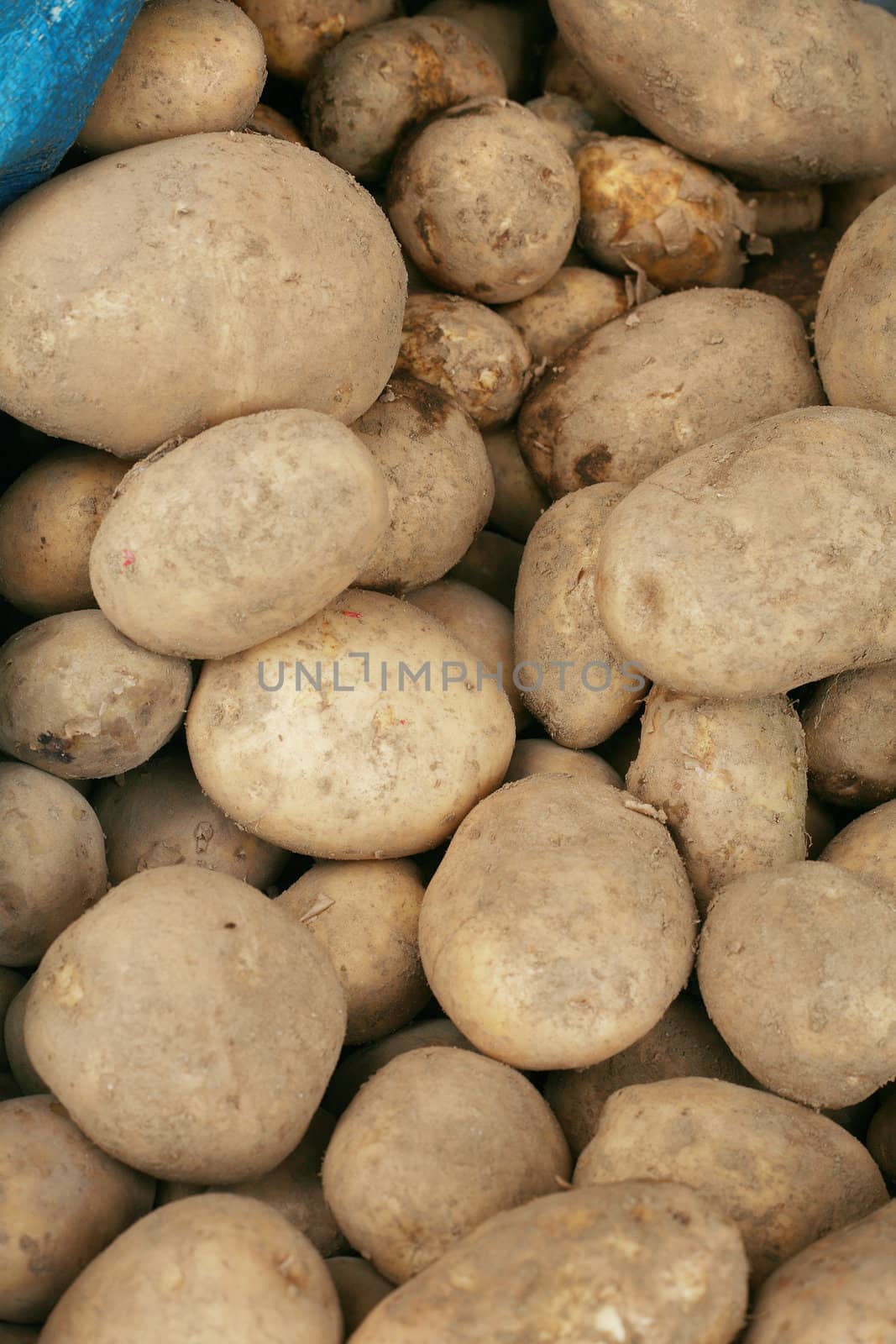 potatoes raw vegetables food pattern in market by dacasdo