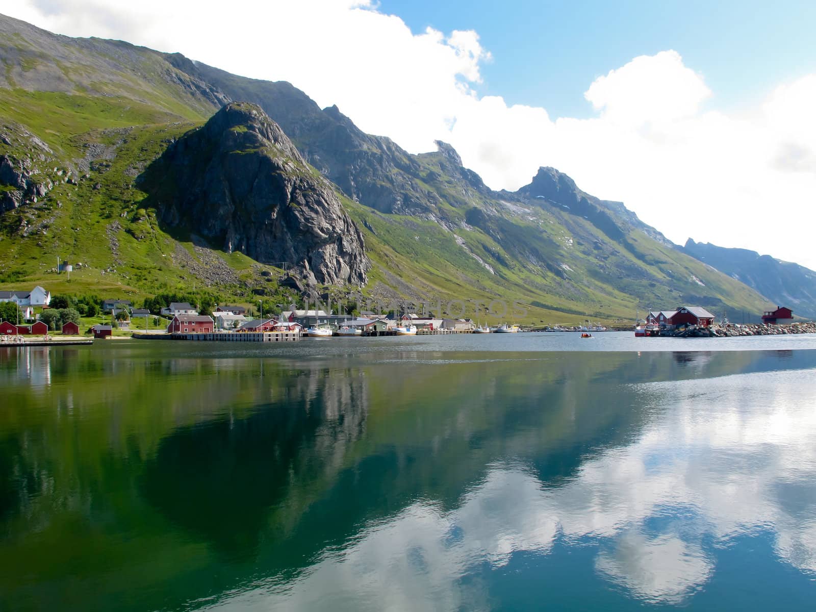 Picturesque landscape at Norway islands