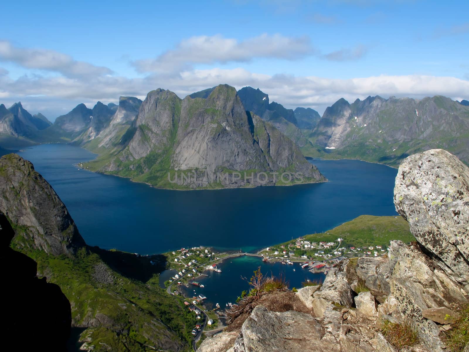Picturesque landscape at Norway islands