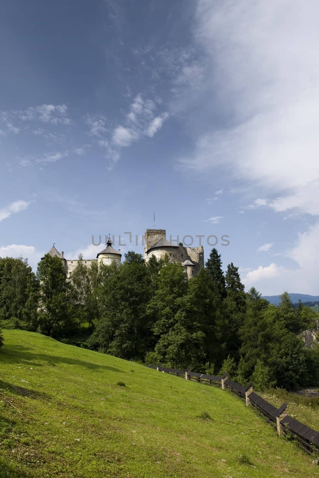 Castle located on the shores of Lake by shiffti