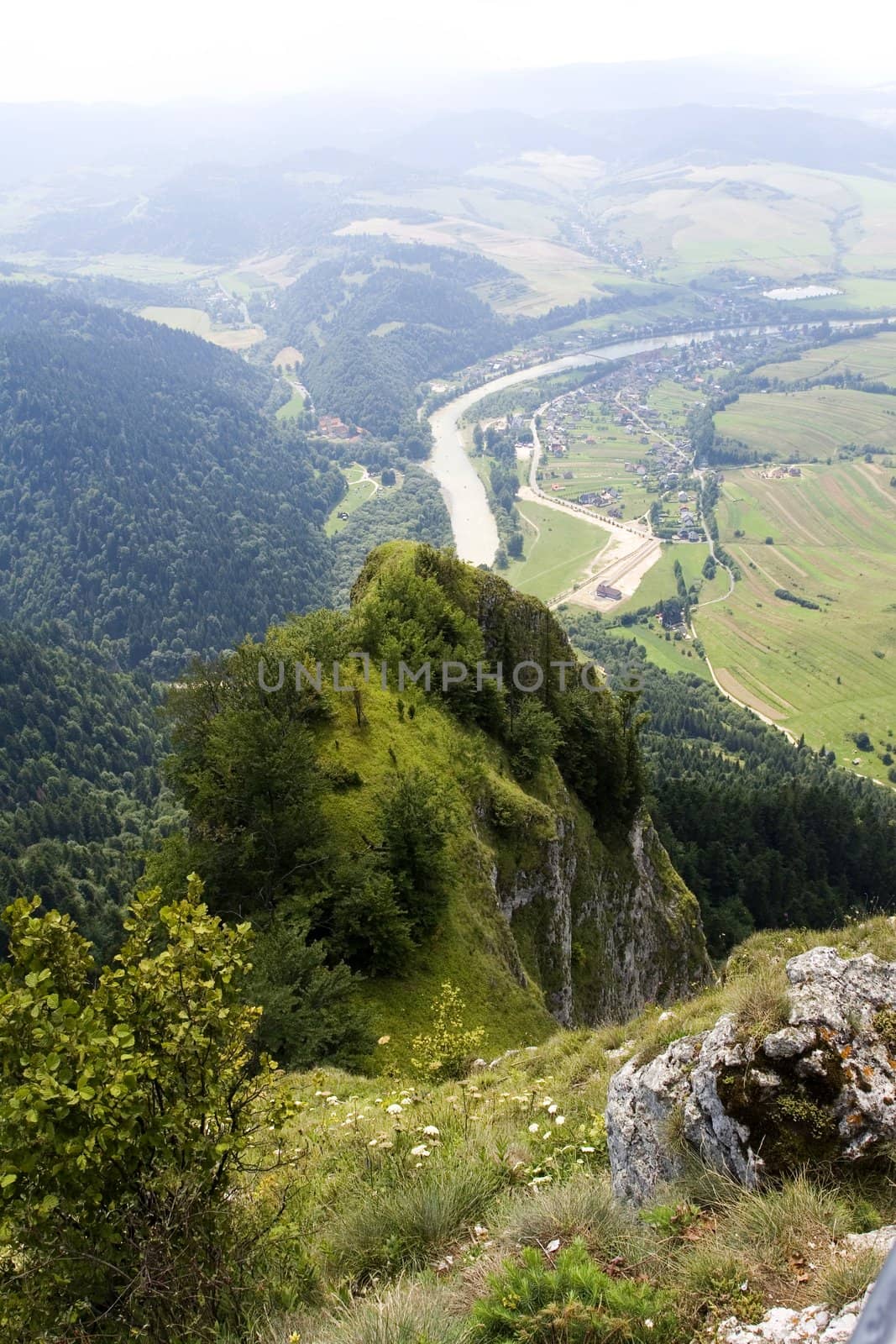 Beautiful mountain views located on the river