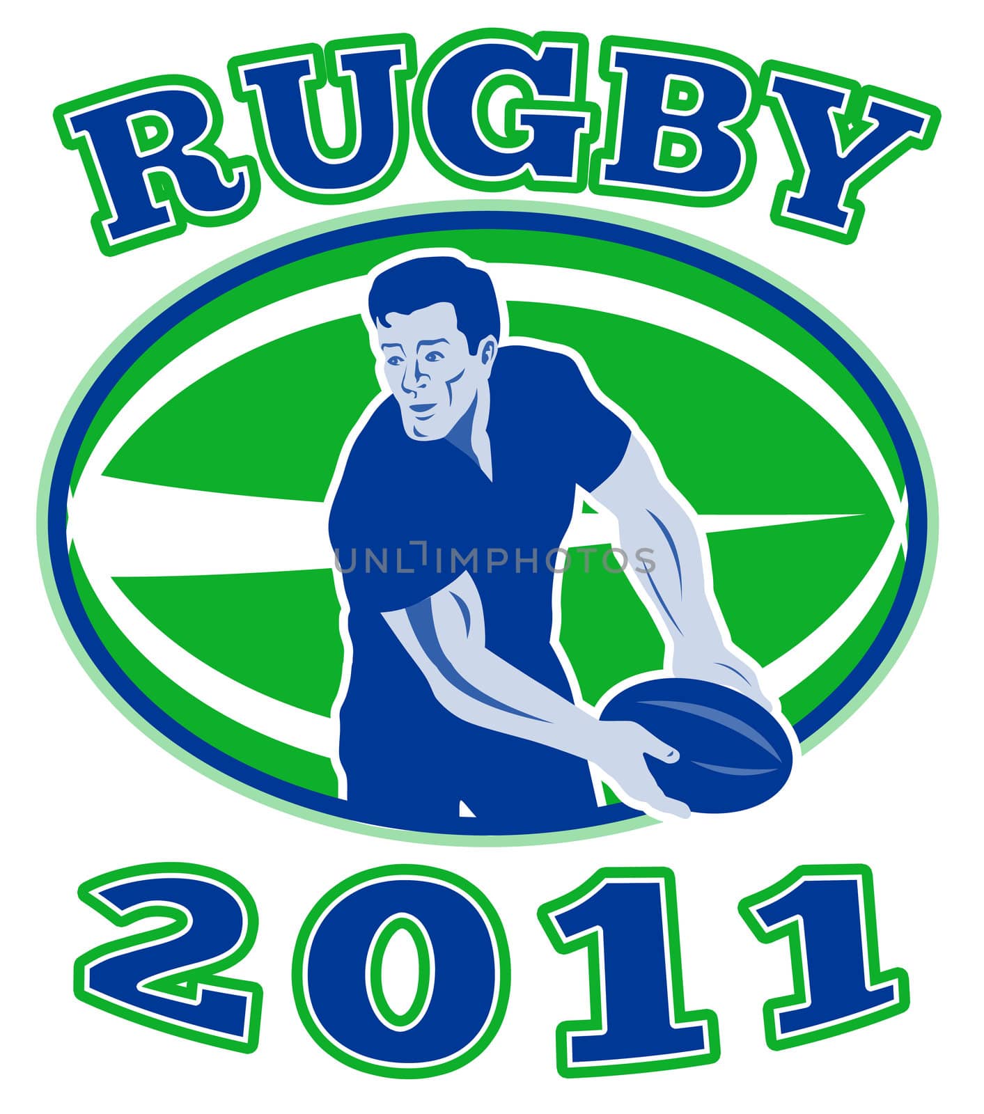 rugby passing front ball 2011 by patrimonio