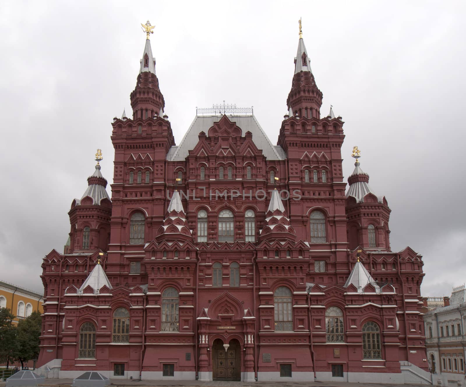 National History Museum on Red Square in Moscow. by Claudine