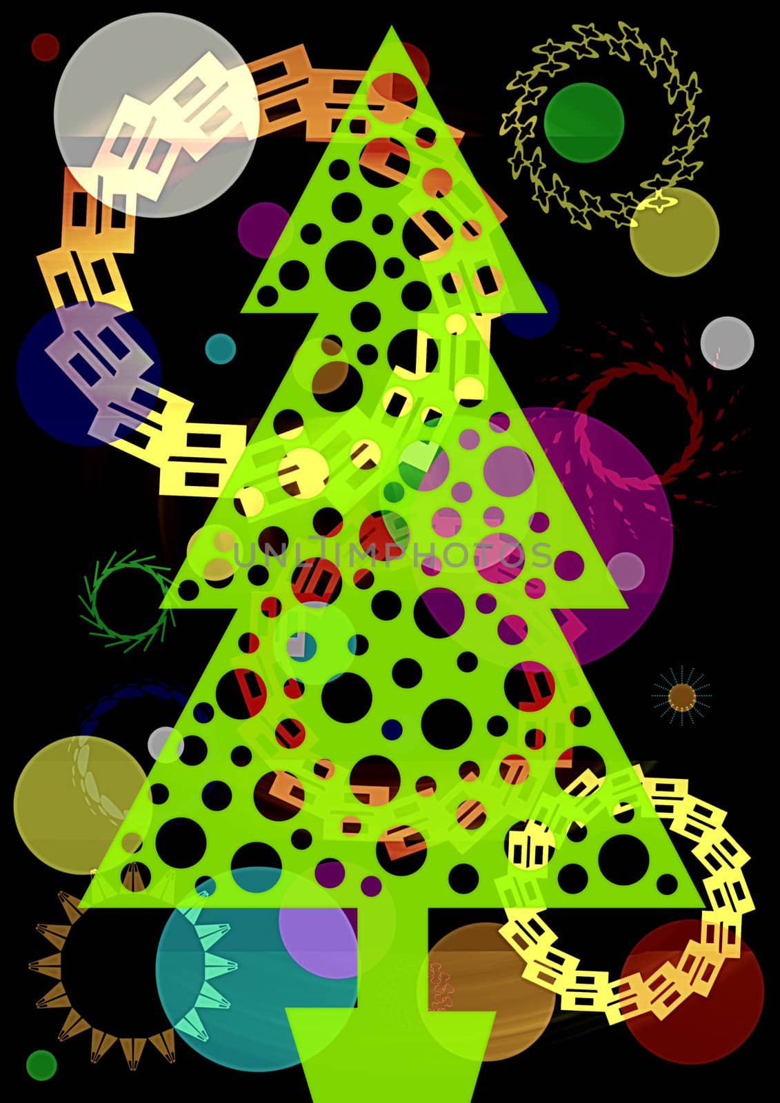 Festive tree by creativ000