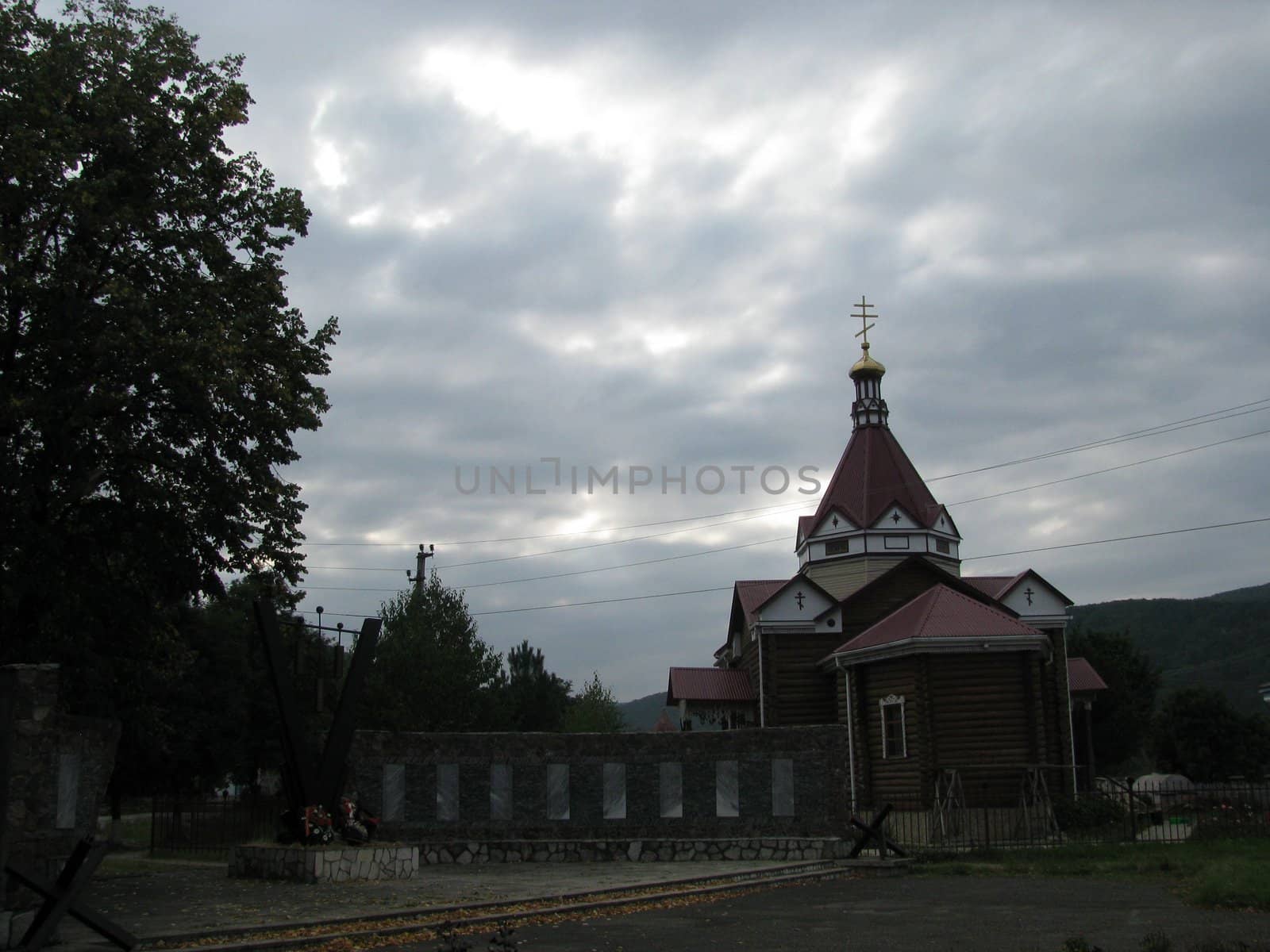 Saint places, chapel, dome, icon, JESUS CHRIST, cross, ancient architecture, scene