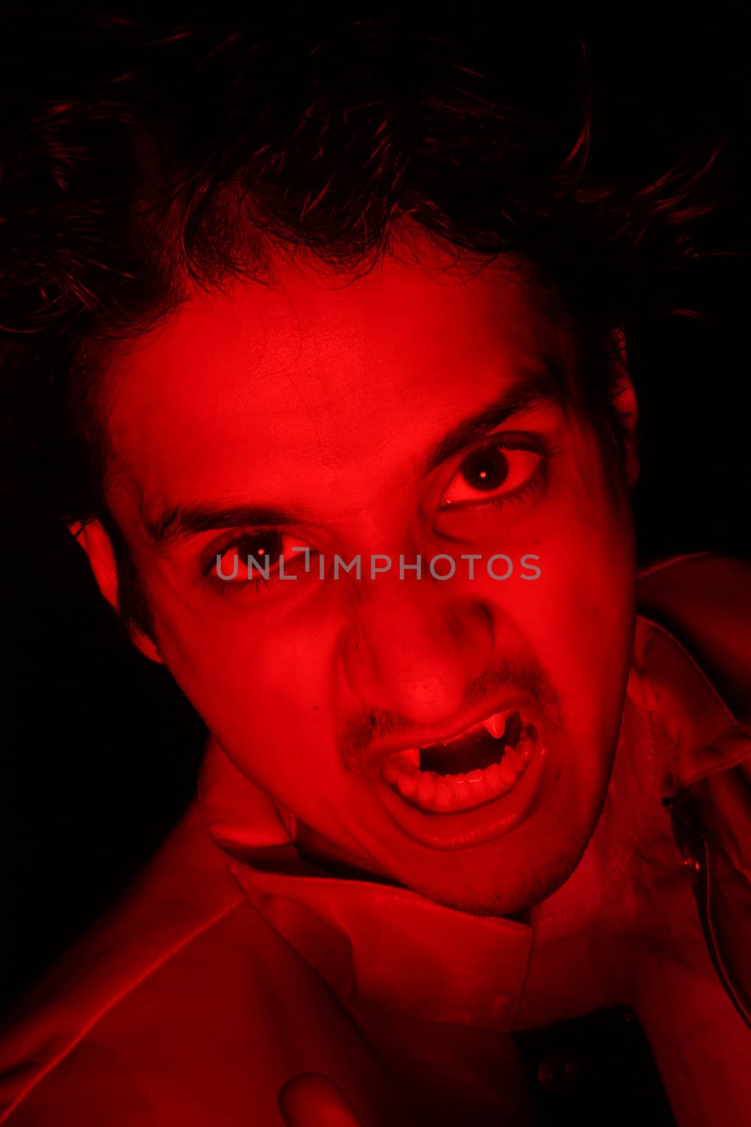 A portrait of an Indian vampire.