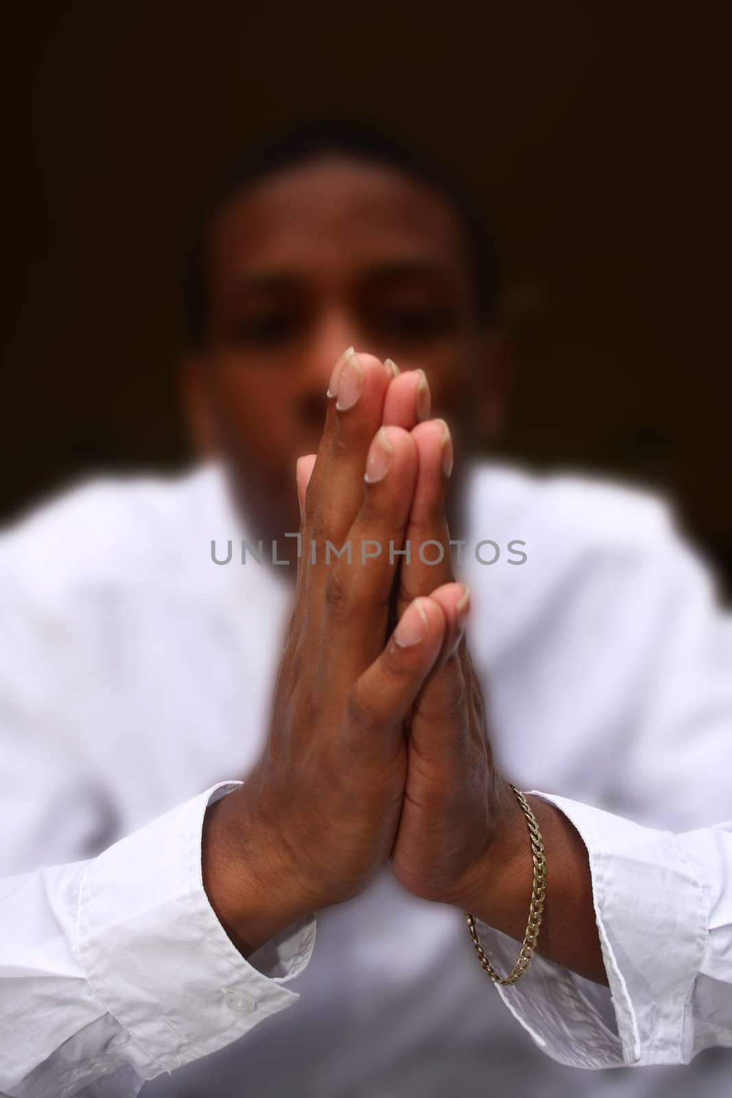 Hands Praying, Intentional blur by mahnken