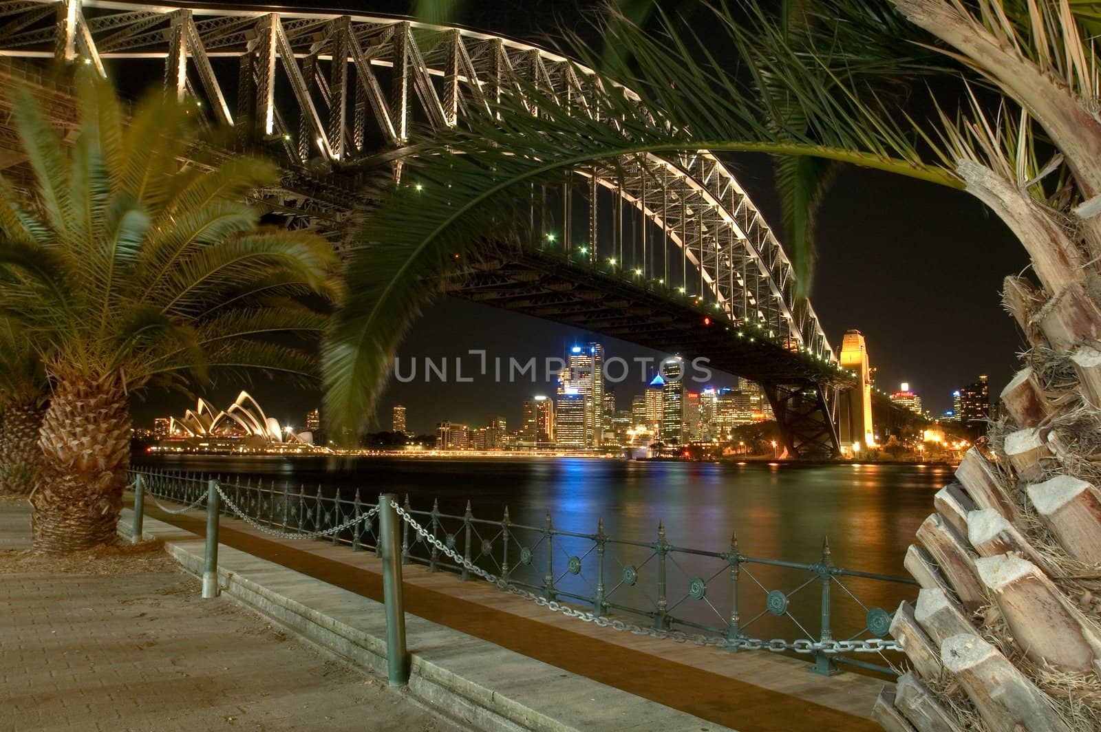 night Sydney landmarks by rorem