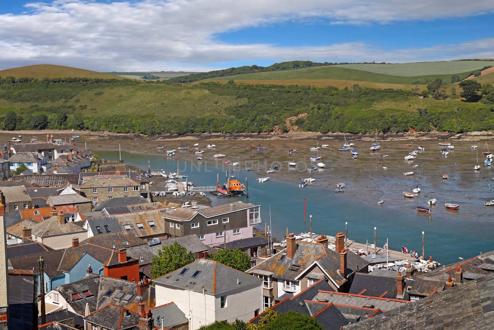 The Estuary at Salcmbe in Devon, England is a haven for small boats.
