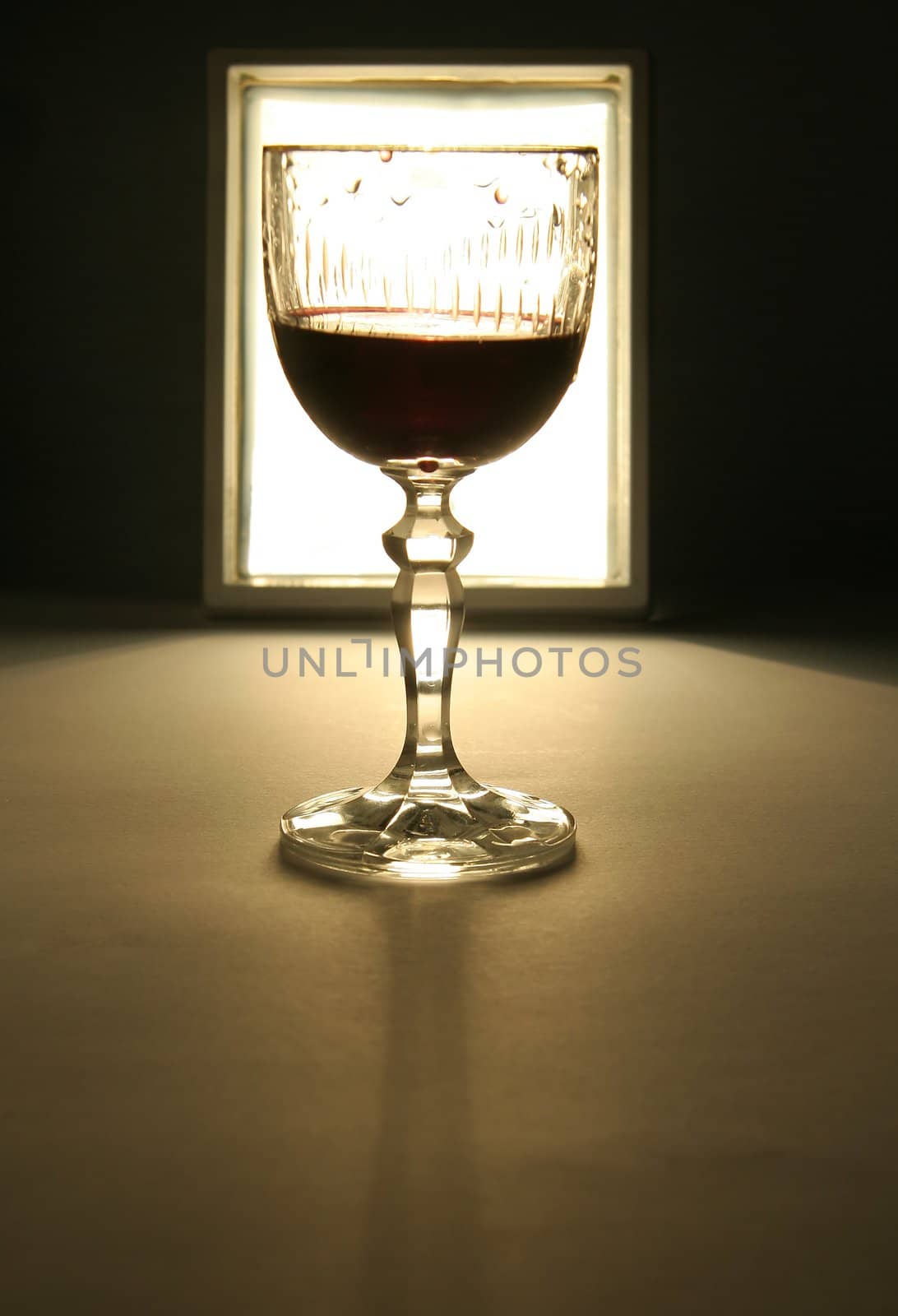 glass of wine by rorem