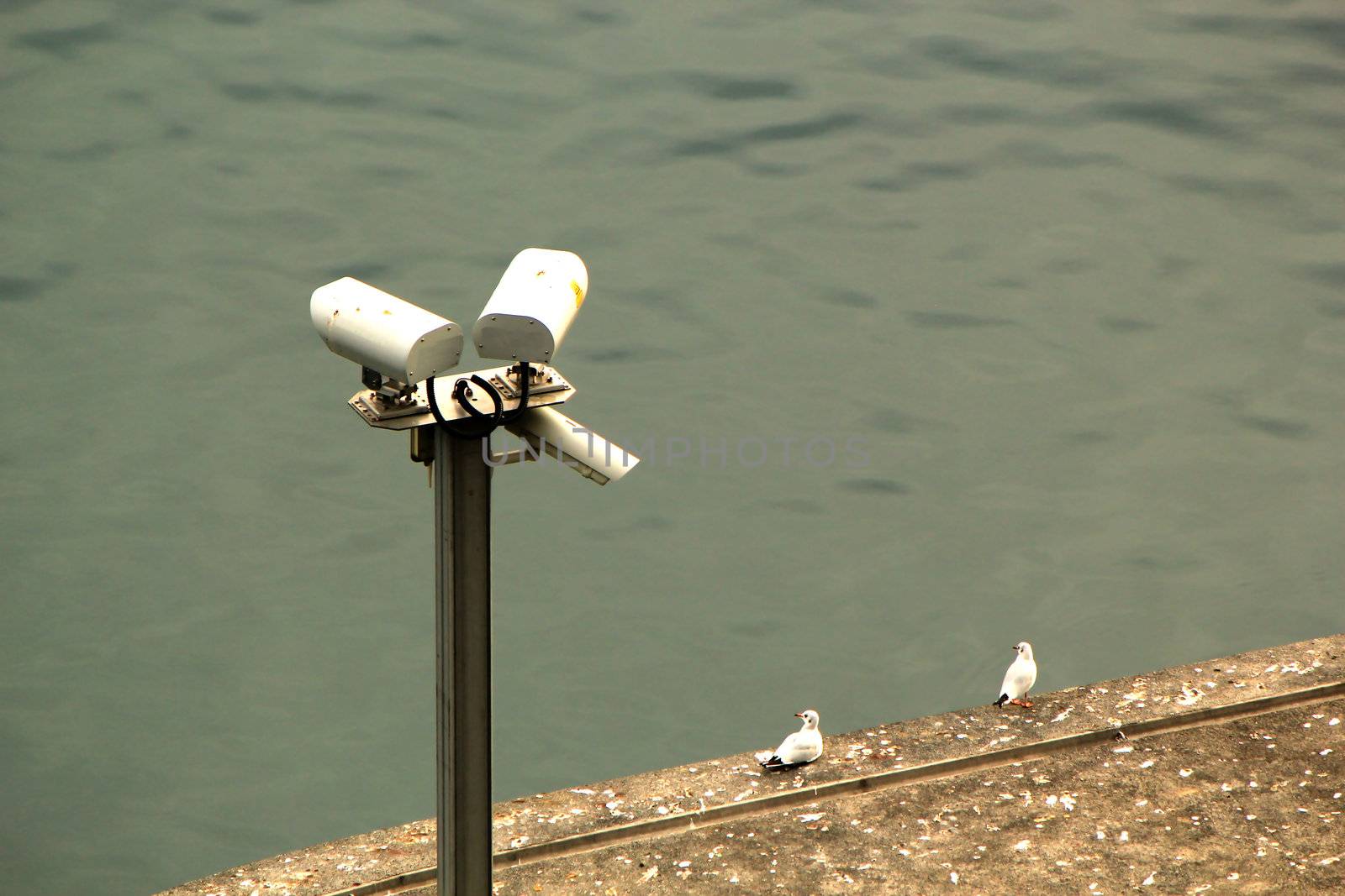 Security video cameras by Elenaphotos21