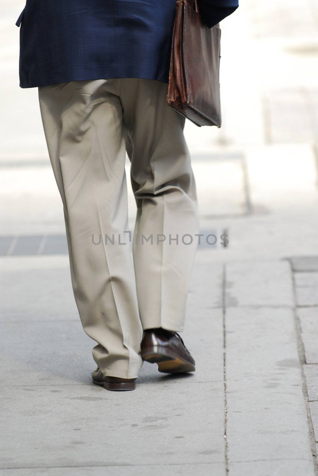 Businessman walking by elenathewise