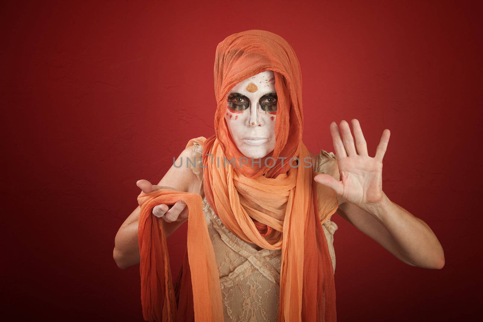 Woman on a Halloween Costume by Creatista