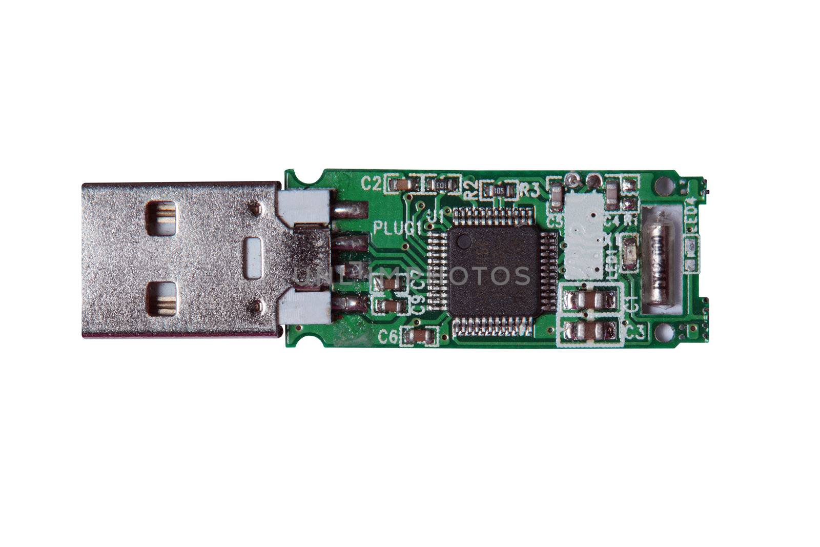Printed circuit board usb flash drive