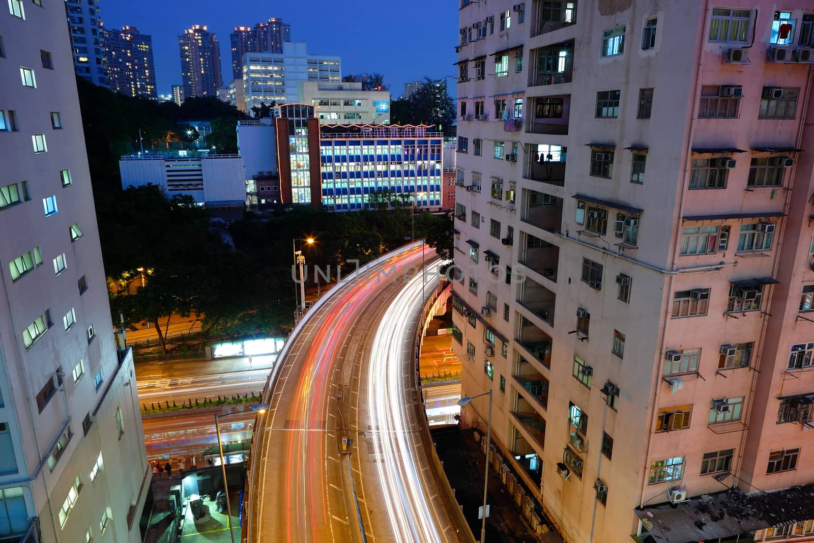Traffic at night