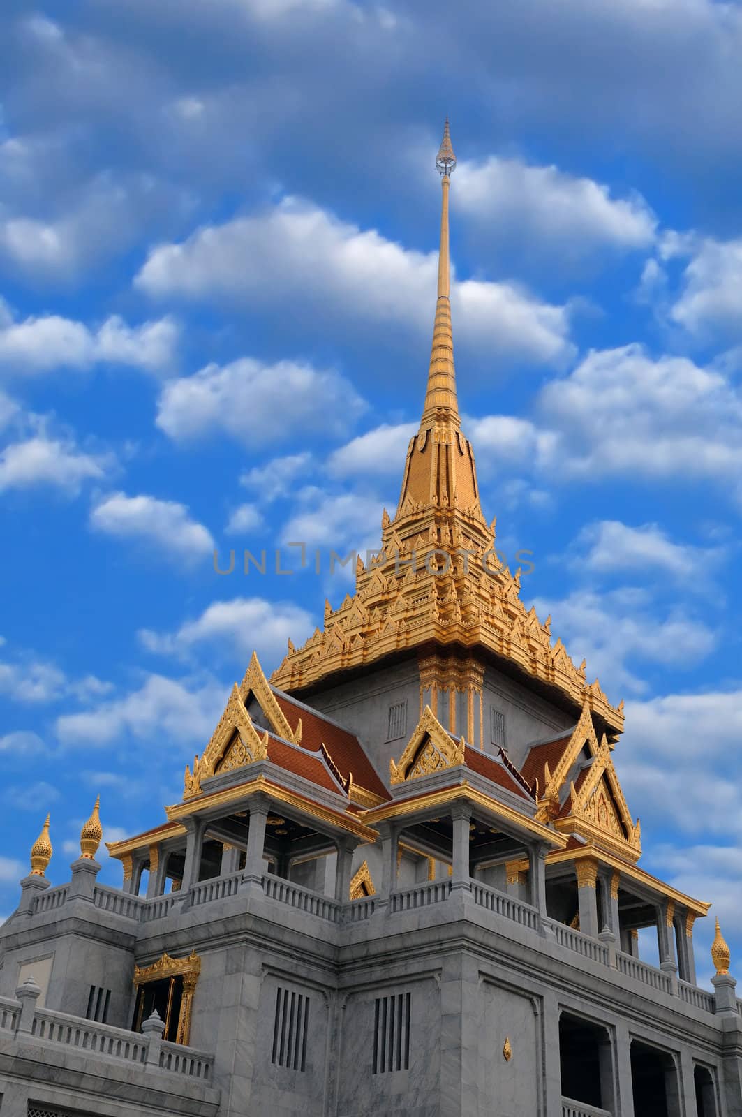Thailand, Bangkok.The temple near  the Grand palace area.