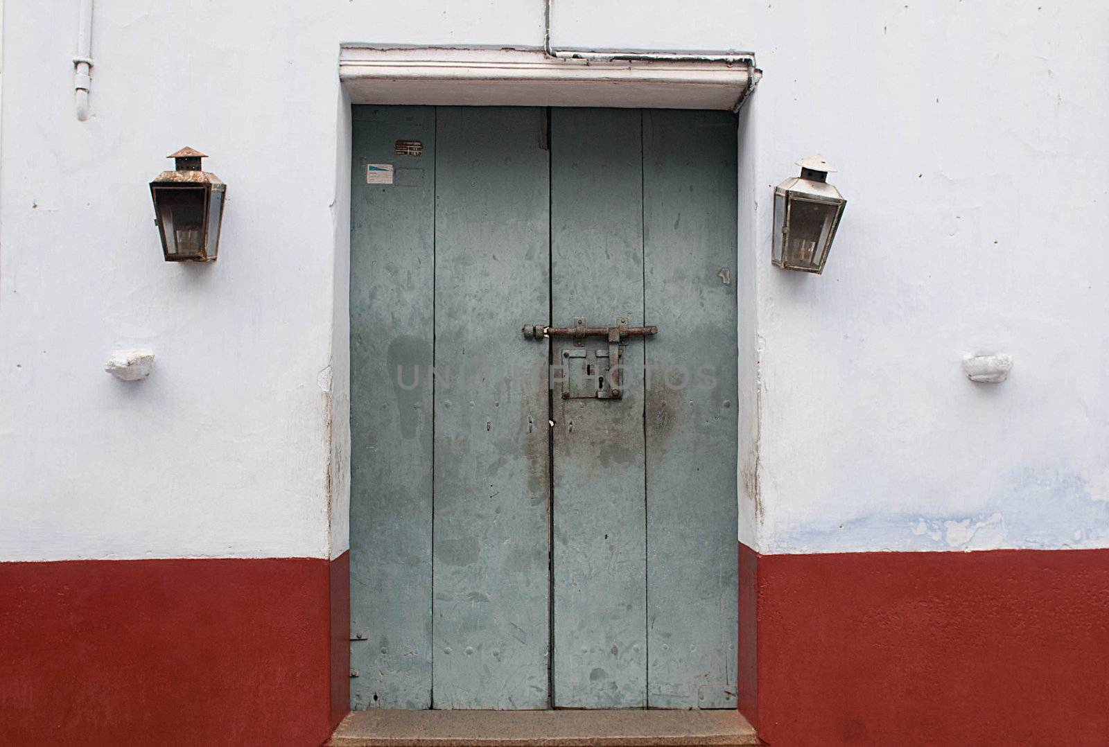 Enterance of an old jeweish synagogue