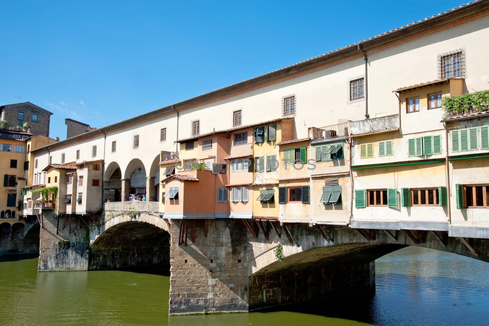 Ponte Vecchio bridge in Florence, Italy