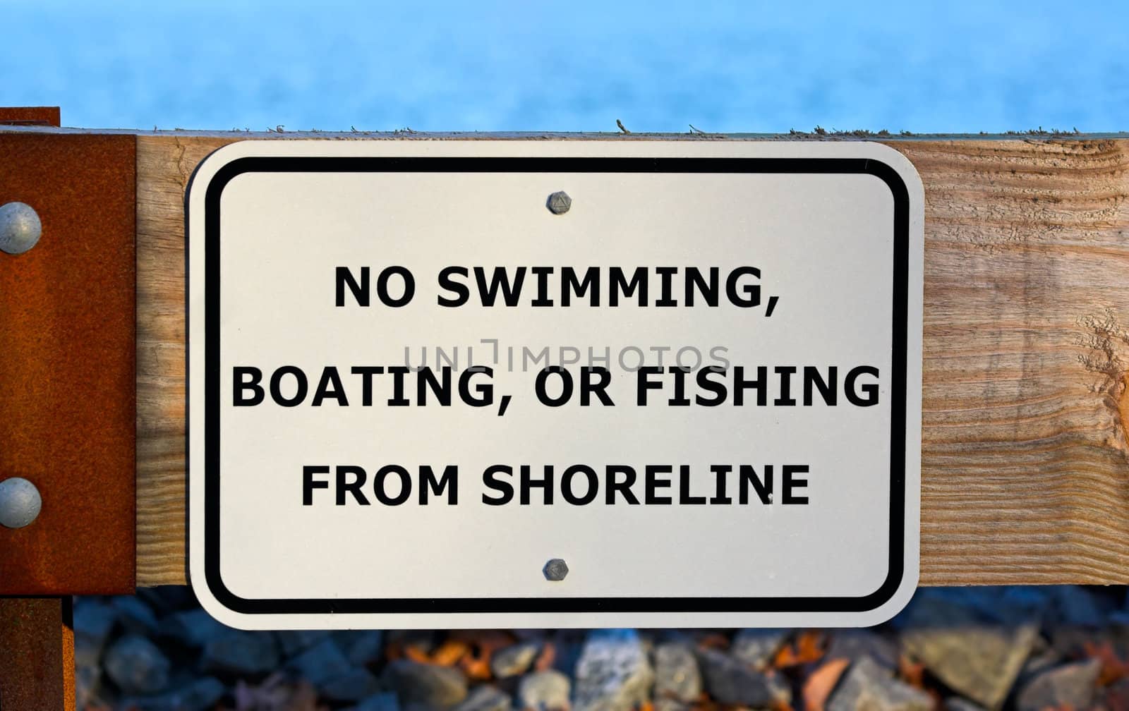 No Swimming, Boating, Fishing by sbonk