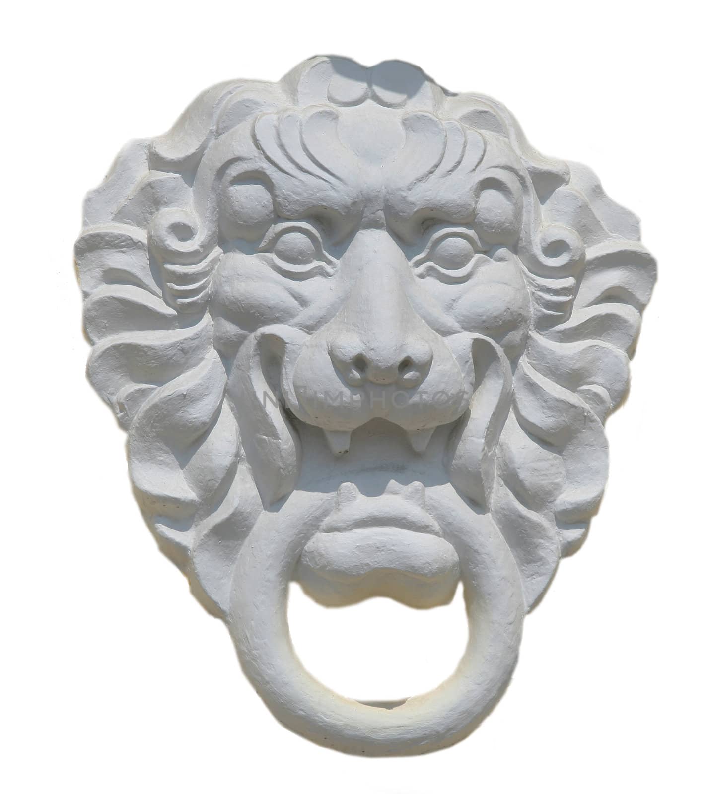 Lion Face Skulpture clous-up