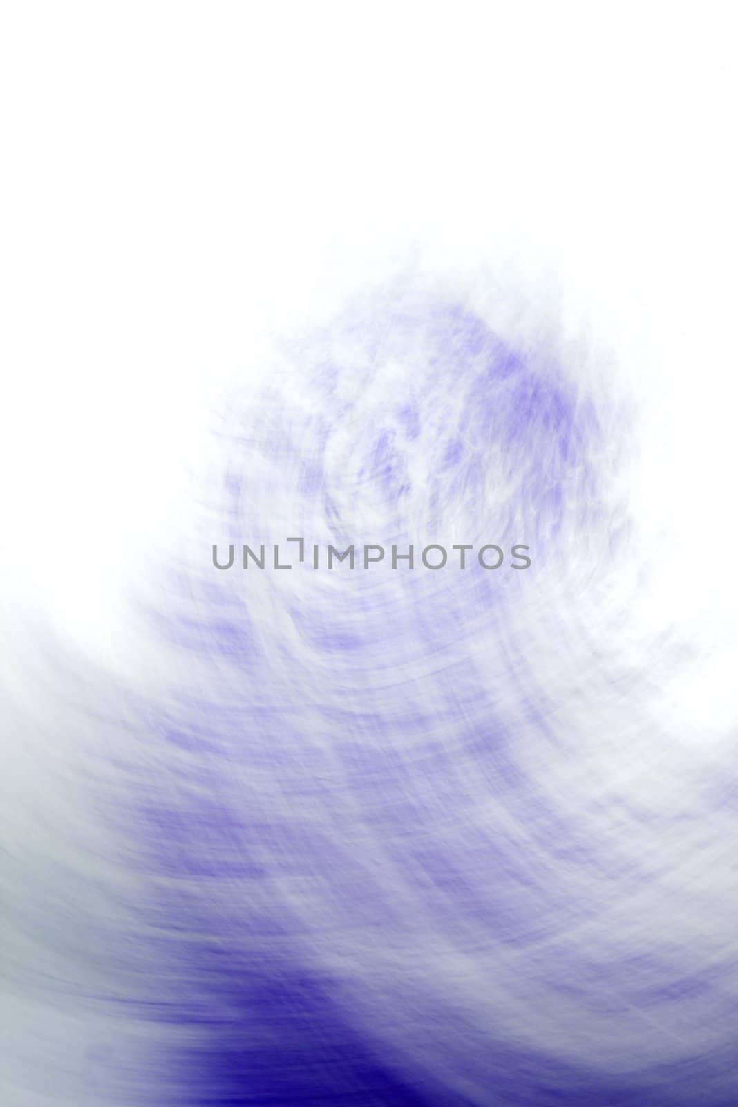 Abstract background with blue curves on white background